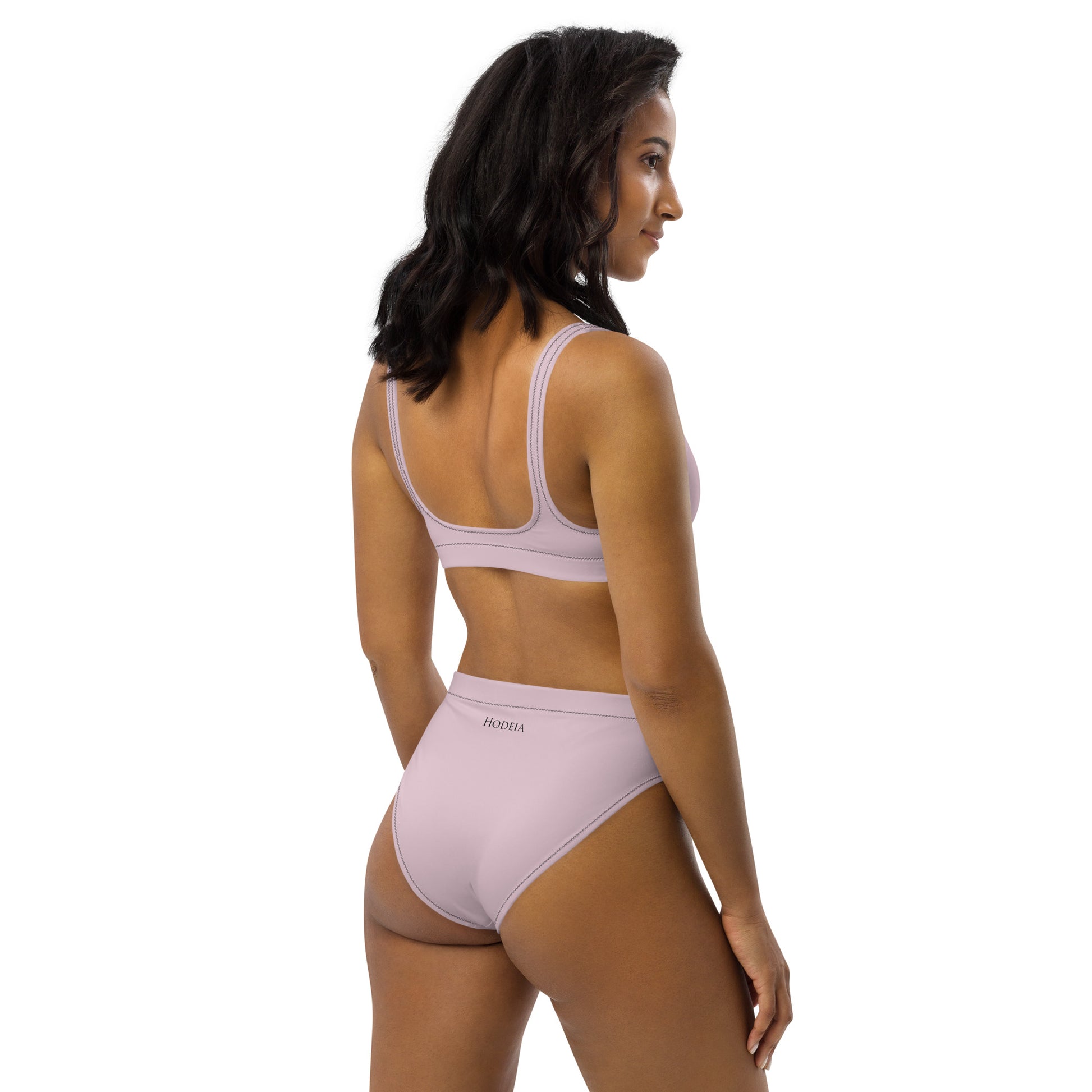 Vue de dos du Bikini Uhabia - coloris pale pink
