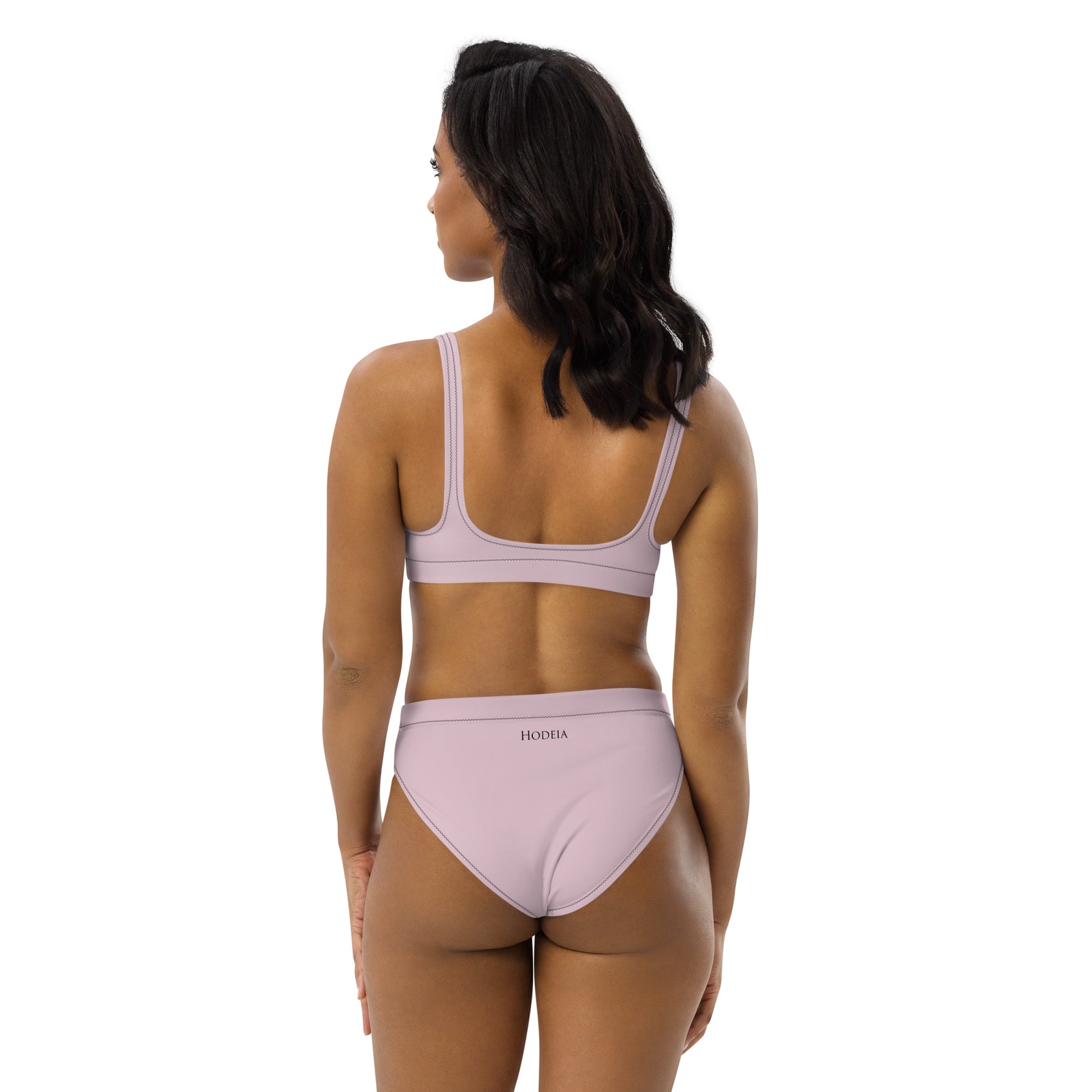 Vue de dos du Bikini Uhabia - coloris pale pink