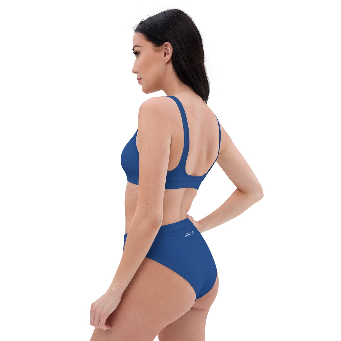 Vue de côté du Bikini Uhabia - coloris bleu océan