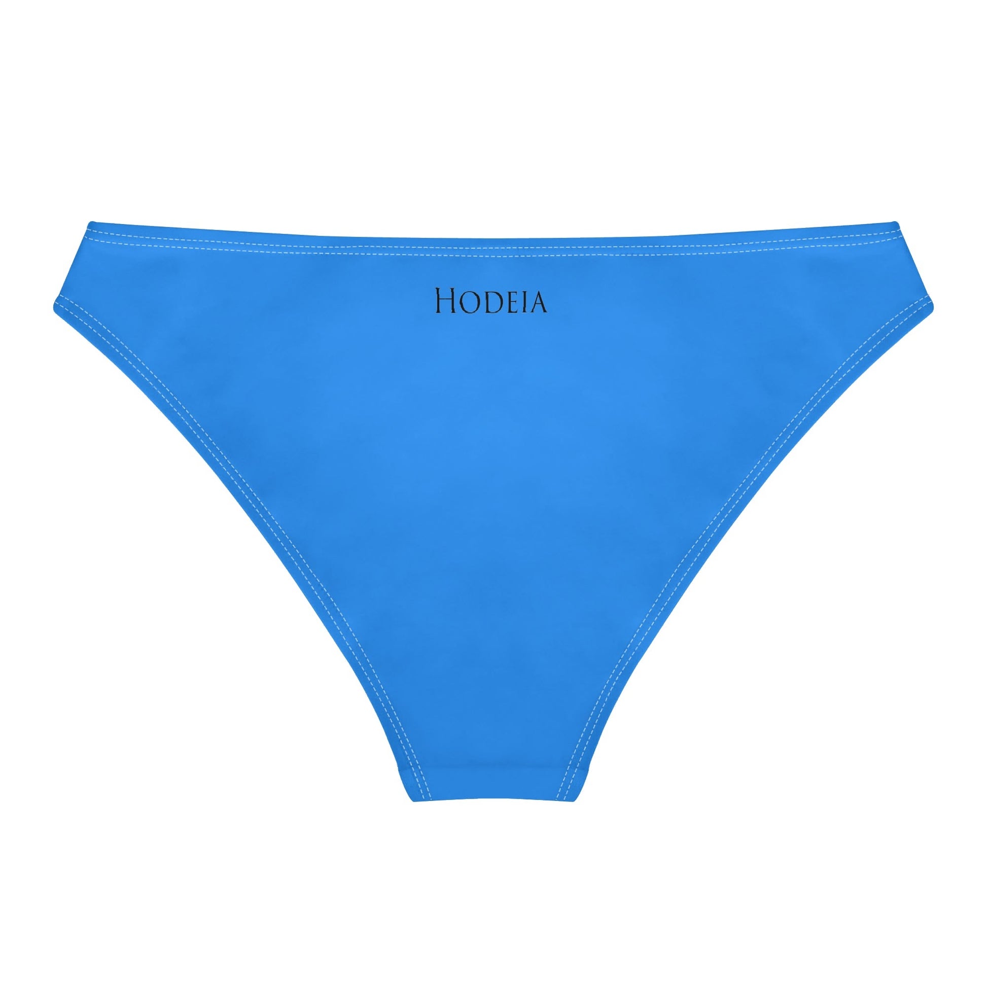 Vue de dos à plat de la Culotte Elaia - coloris bleu brillant