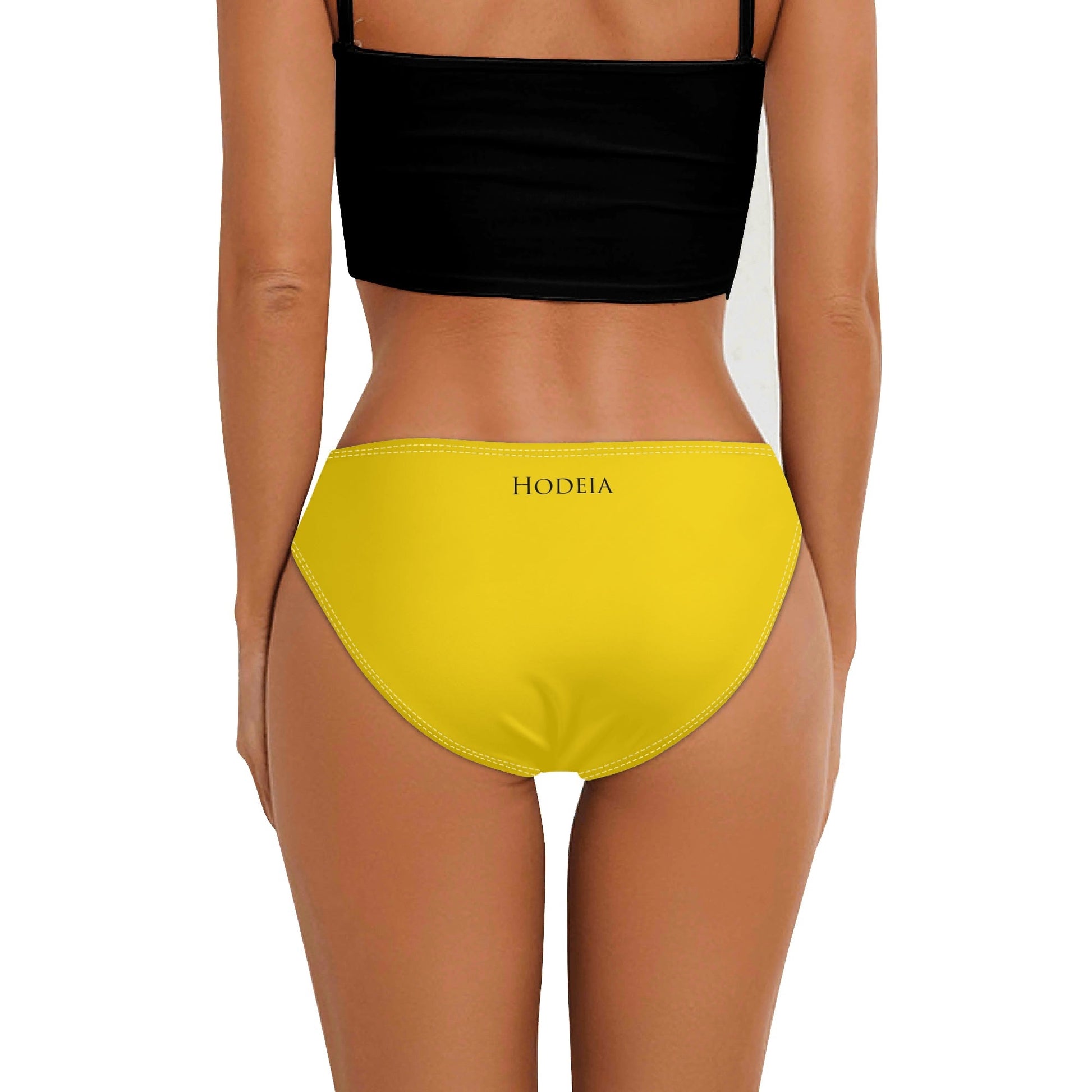 Vue de dos de la Culotte Elaia - coloris jaune