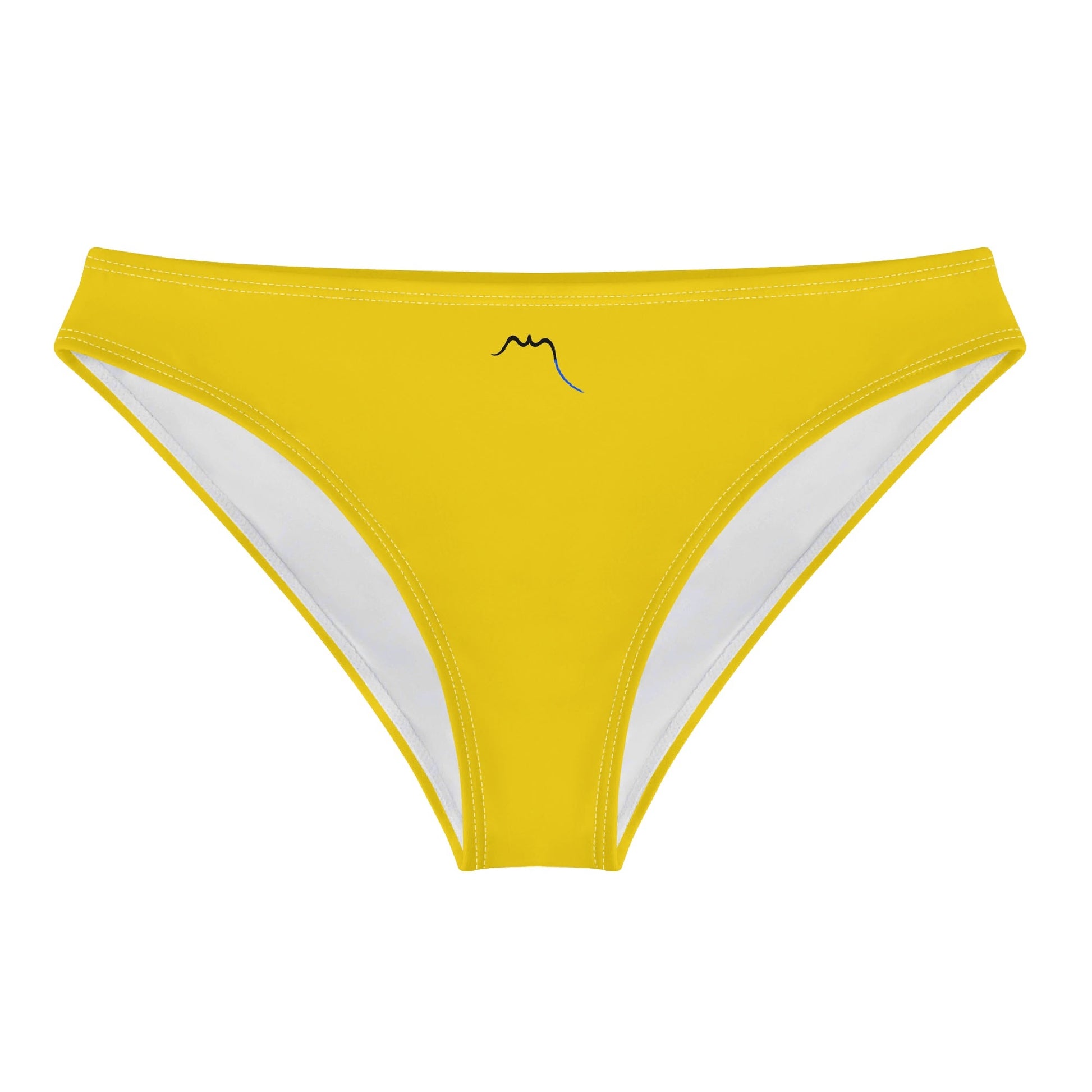 Vue de face à plat de la Culotte Elaia - coloris jaune