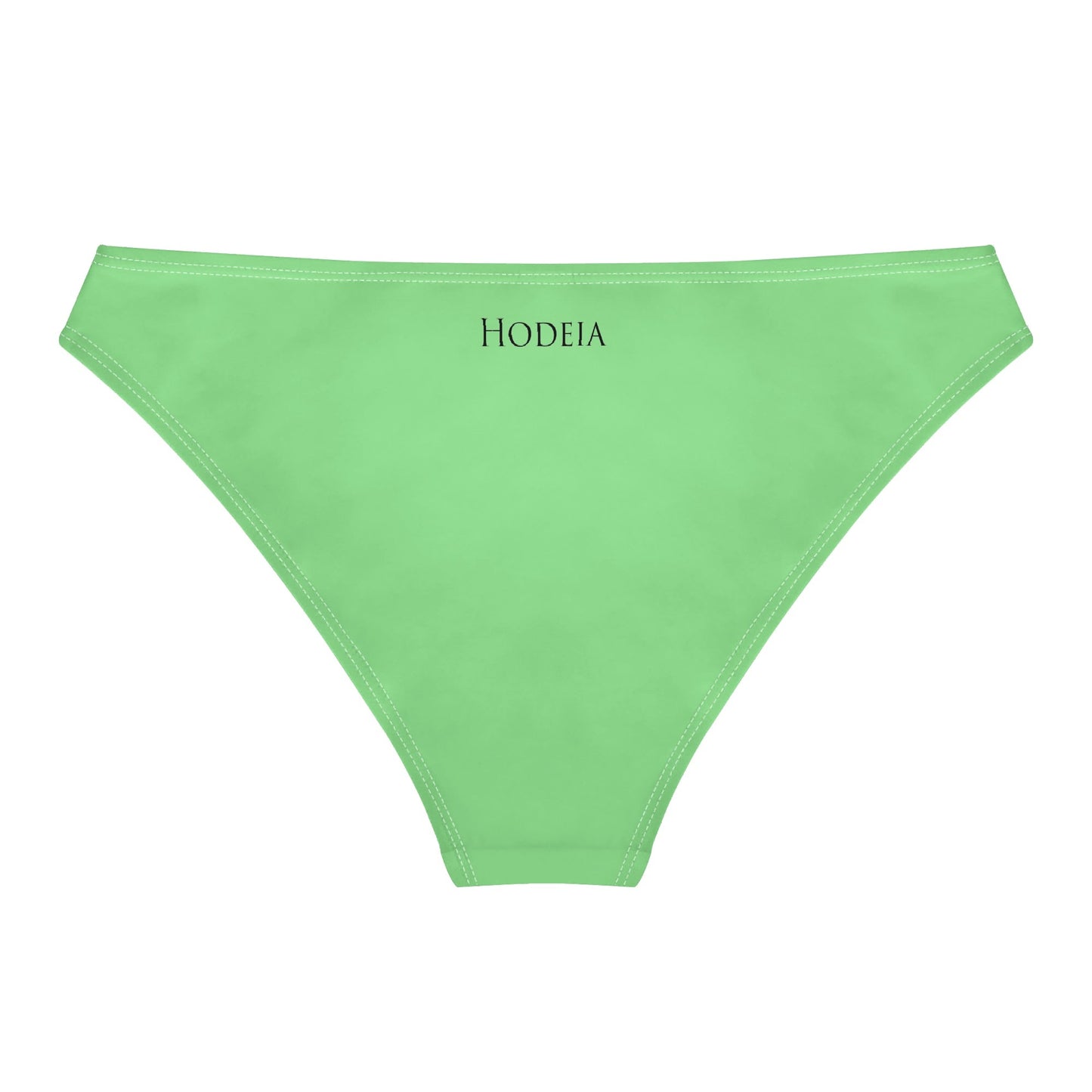 Vue de dos à plat de la Culotte Elaia - coloris vert pistache
