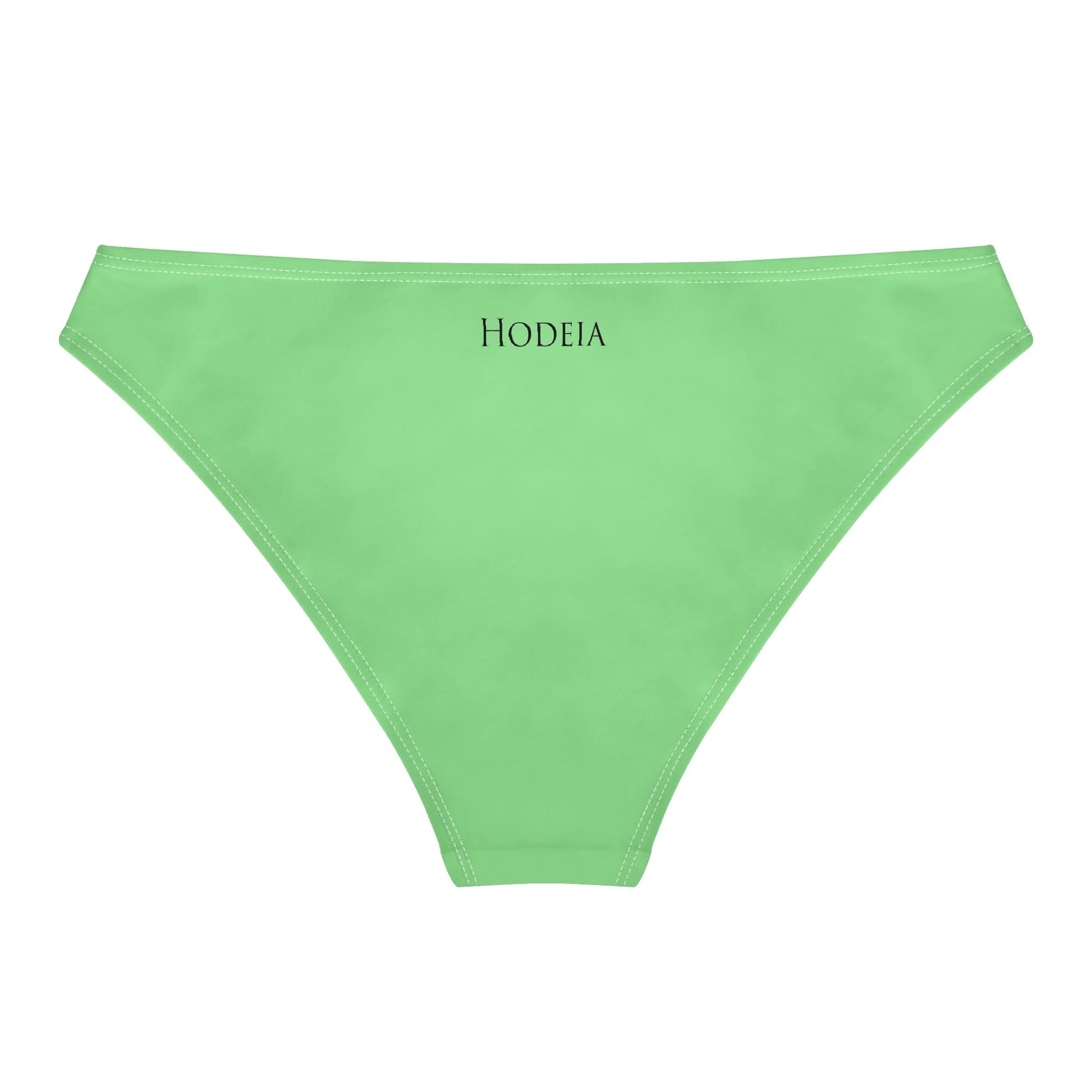 Vue de dos à plat de la Culotte Elaia - coloris vert pistache