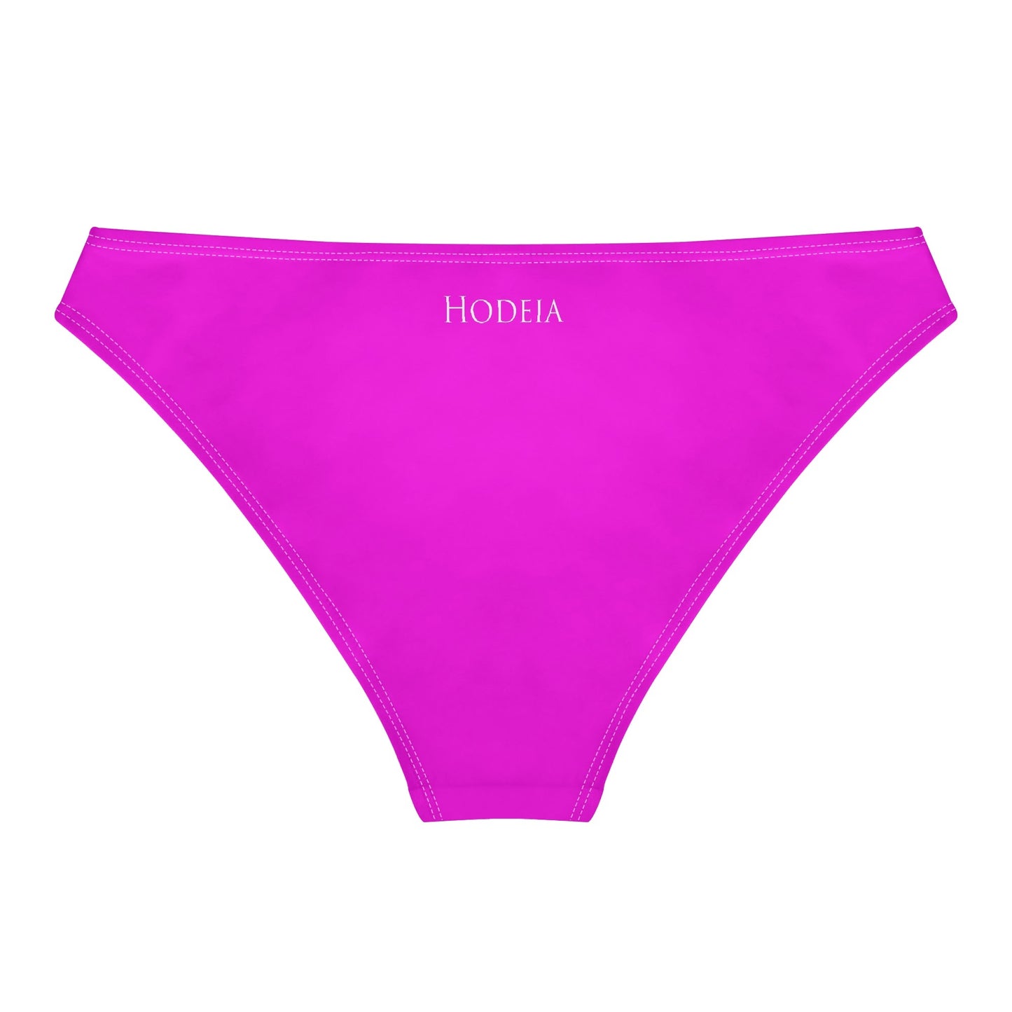 Vue de dos à plat de la Culotte Elaia - coloris fuchsia