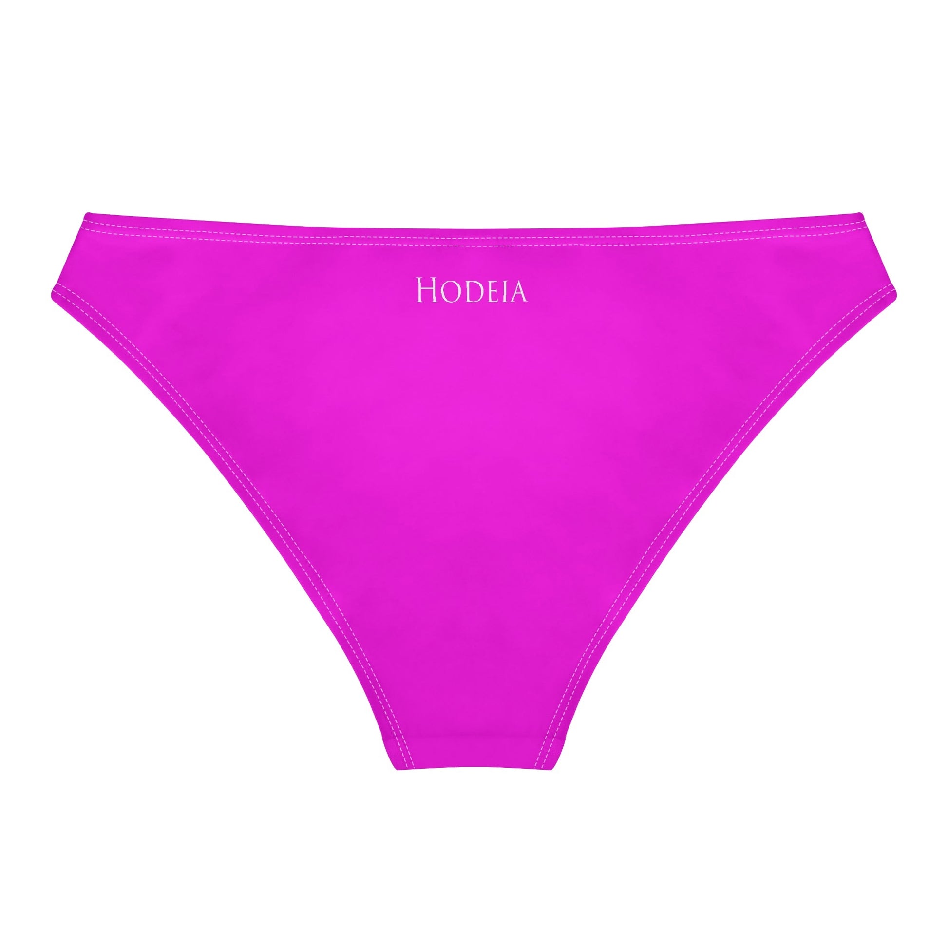 Vue de dos à plat de la Culotte Elaia - coloris fuchsia