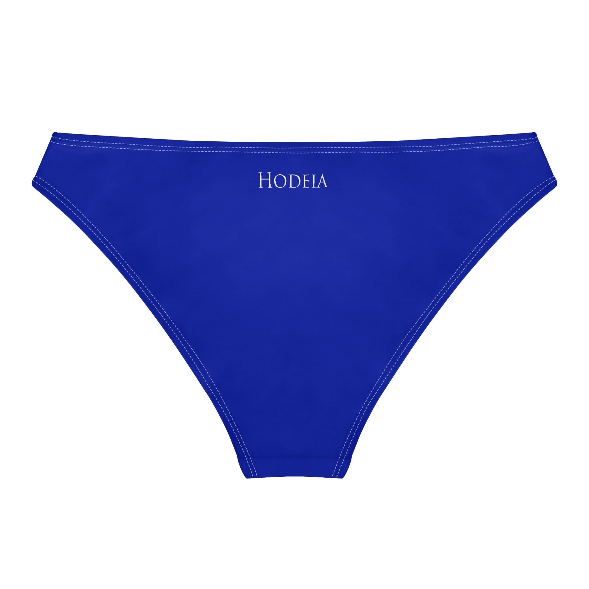 Vue de dos à plat de la Culotte Elaia - coloris bleu roi