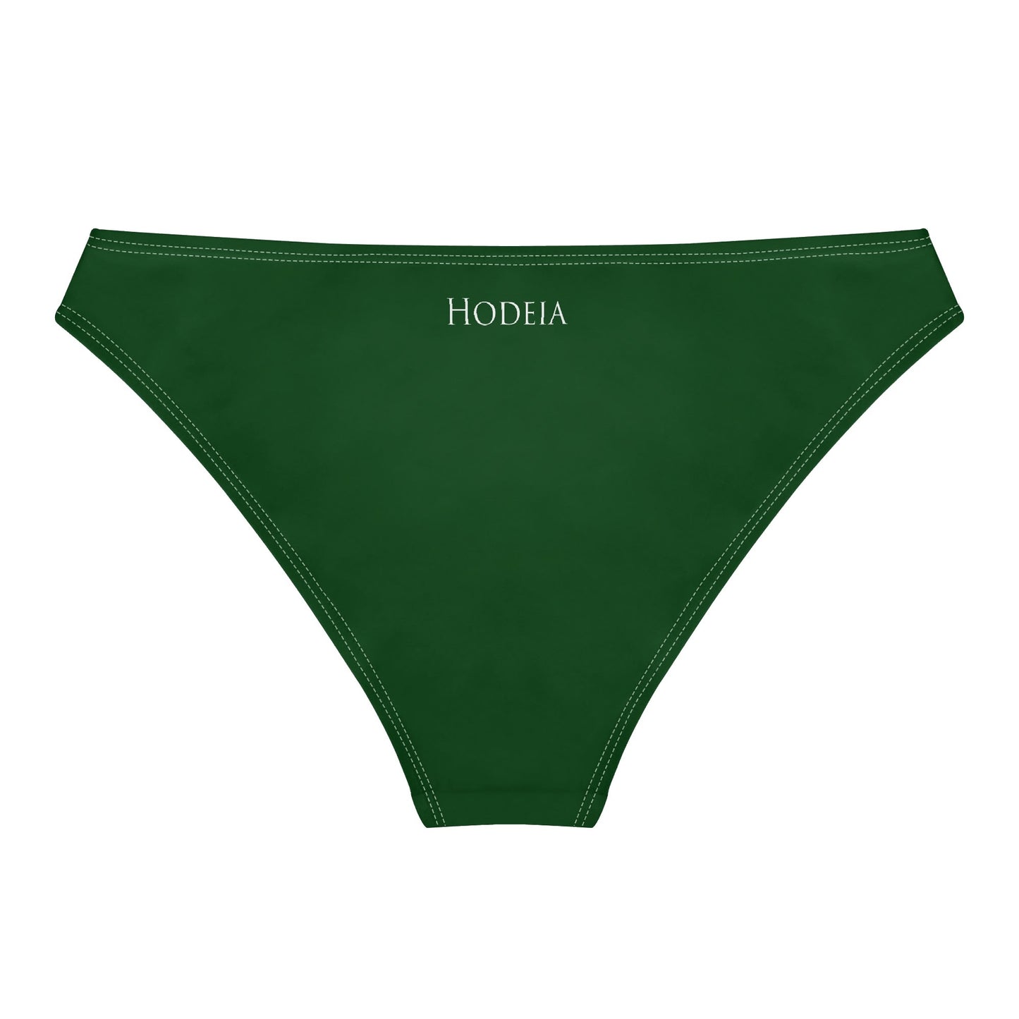 Vue de dos à plat de la Culotte Elaia - coloris vert forêt