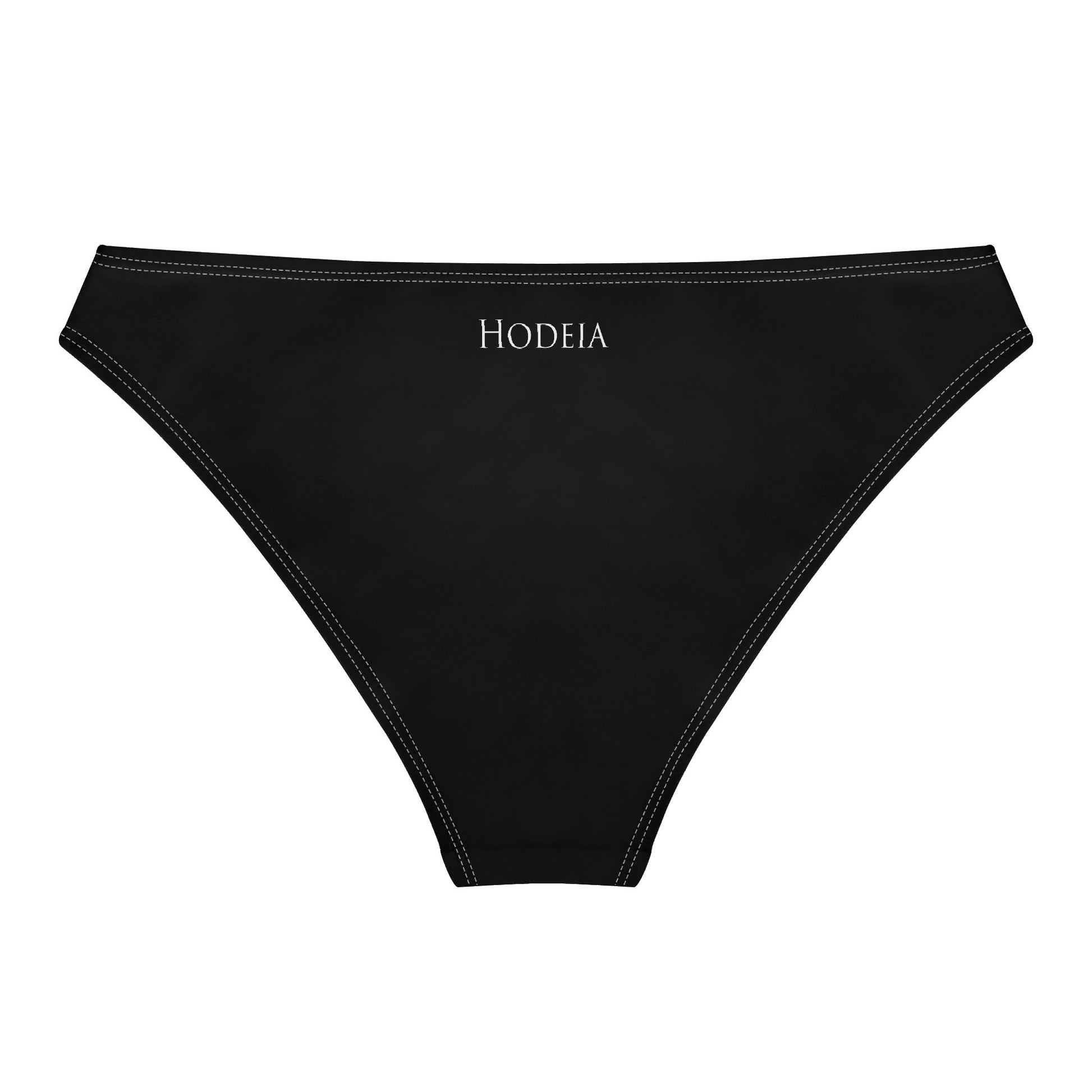 Vue de dos à plat de la Culotte Elaia - coloris noir