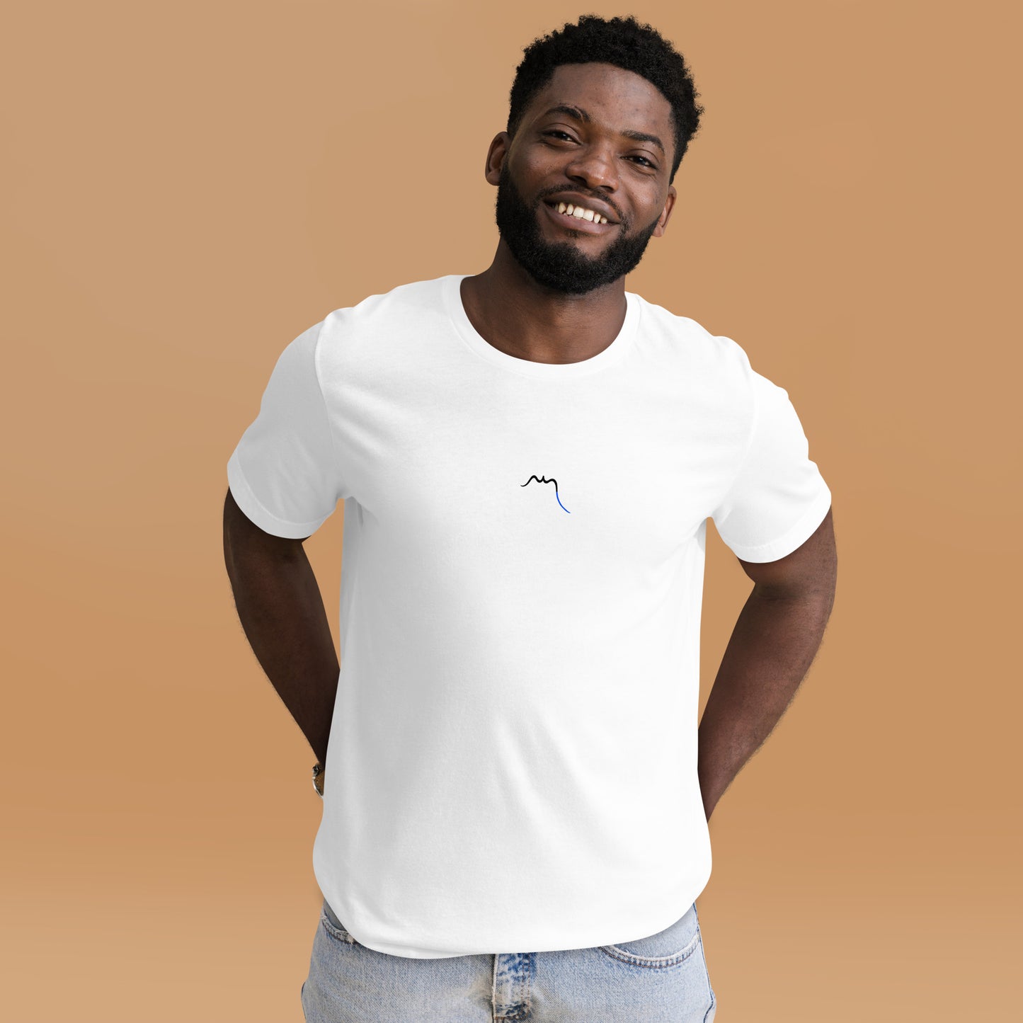 Vue de face du t-shirt H/F Basic - coloris
