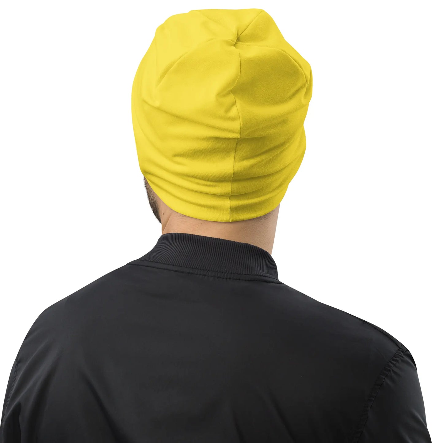 bonnet ttiki porté dos coloris jaune