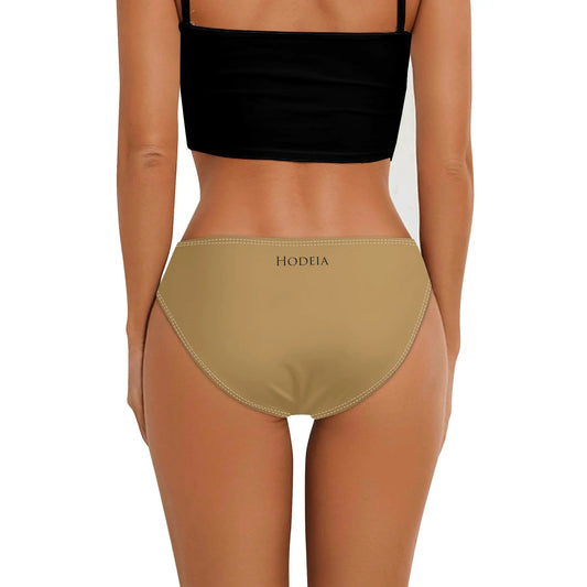 culotte maillot de bain elaia porté dos coloris beige clair