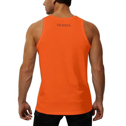 débardeur homme aizkora porté dos coloris orange