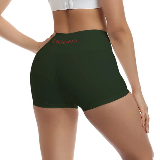 legging short dos coloris vert forêt