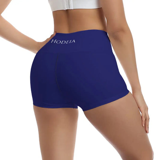 legging short dos coloris bleu marine