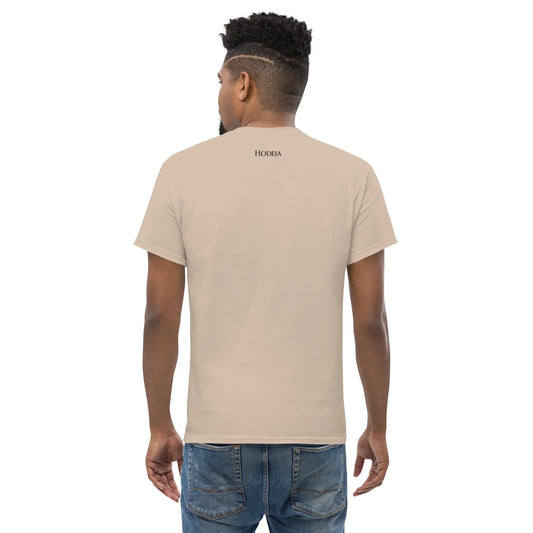 t-shirt coton femme homme l'ermite porté dos coloris beige