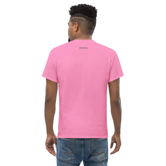 t-shirt coton femme homme l'ermite porté dos coloris rose