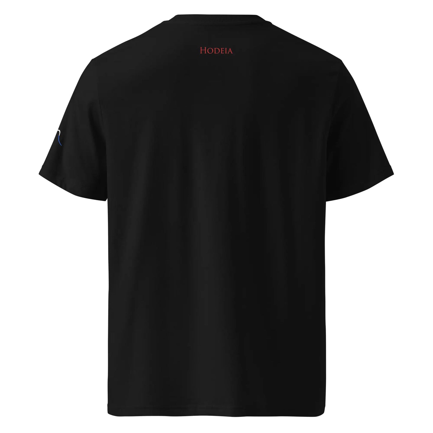 t-shirt premium coton bio femme homme freedom dos coloris noir