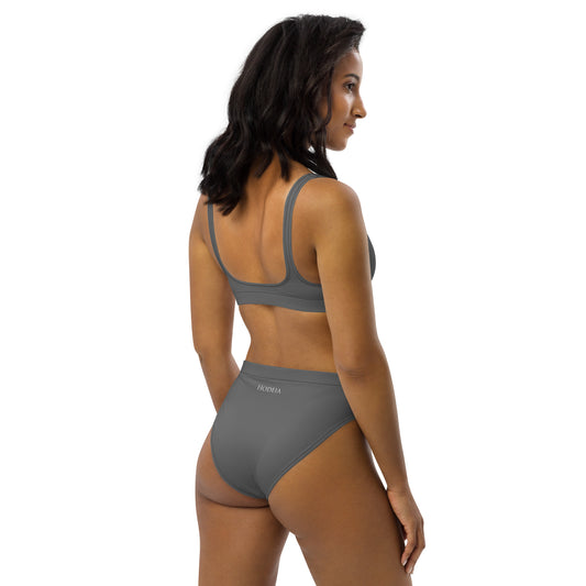 Vue de dos du Bikini Uhabia - coloris gris