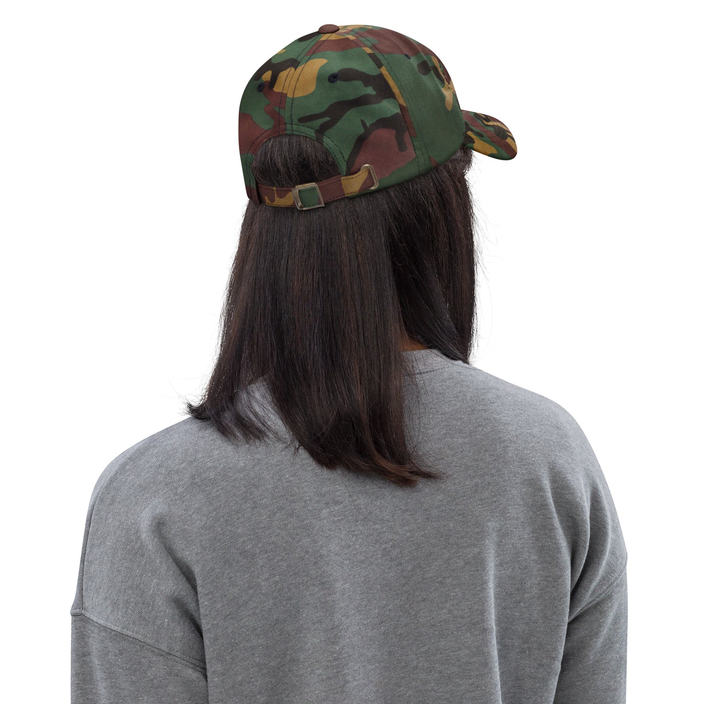 Vue de dos de la casquette de baseball - coloris camo