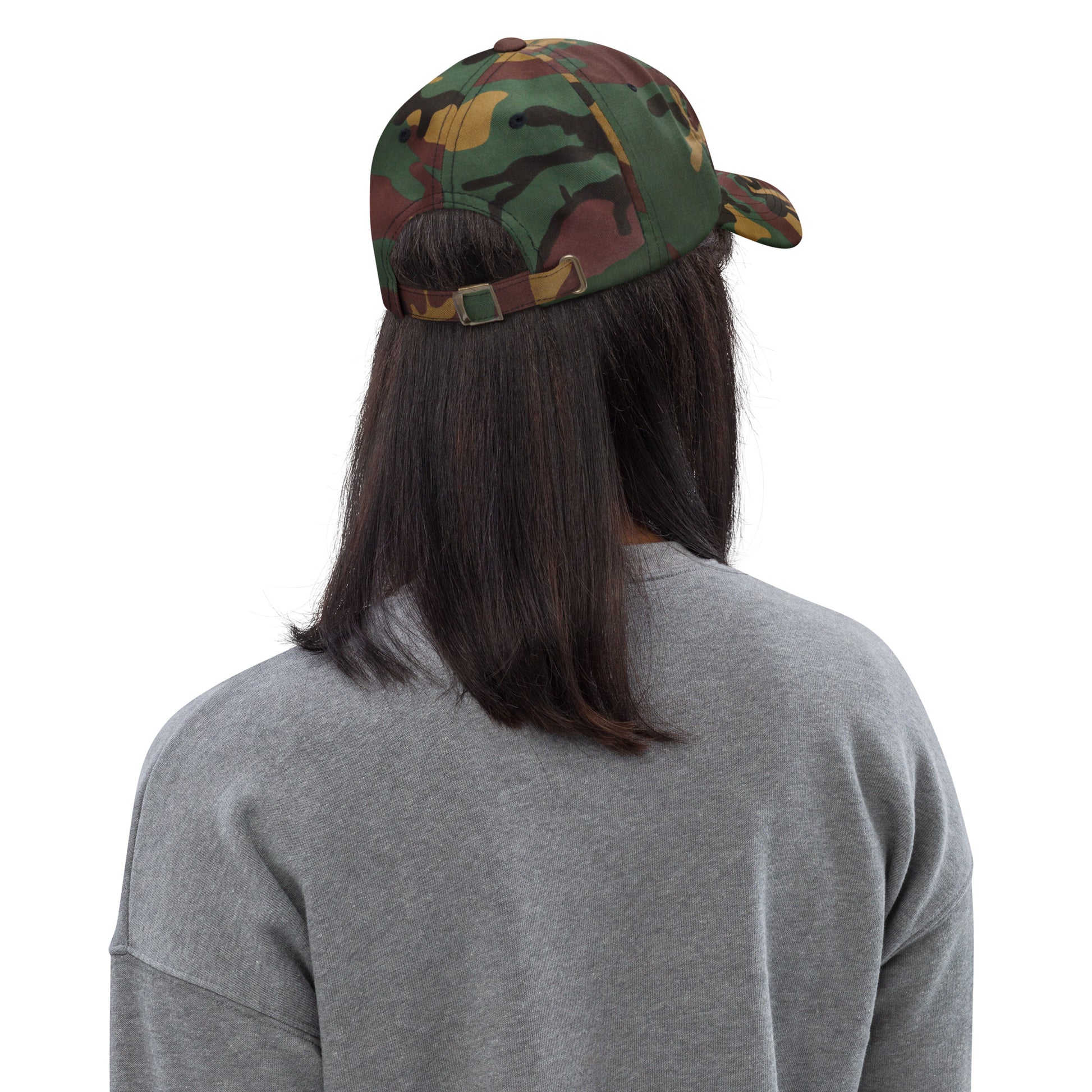 Vue de dos de la casquette de baseball - coloris camo