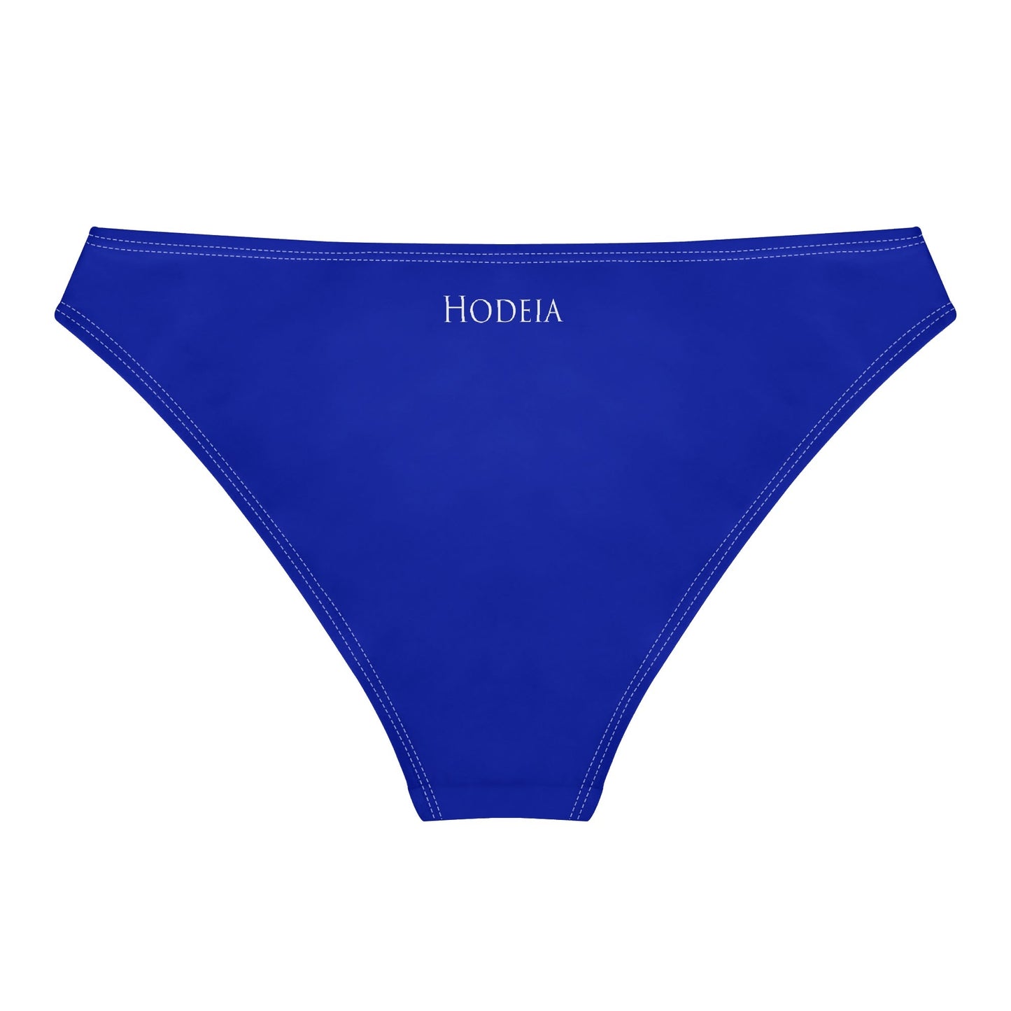 Vue de dos à plat de la Culotte Elaia - coloris bleu roi