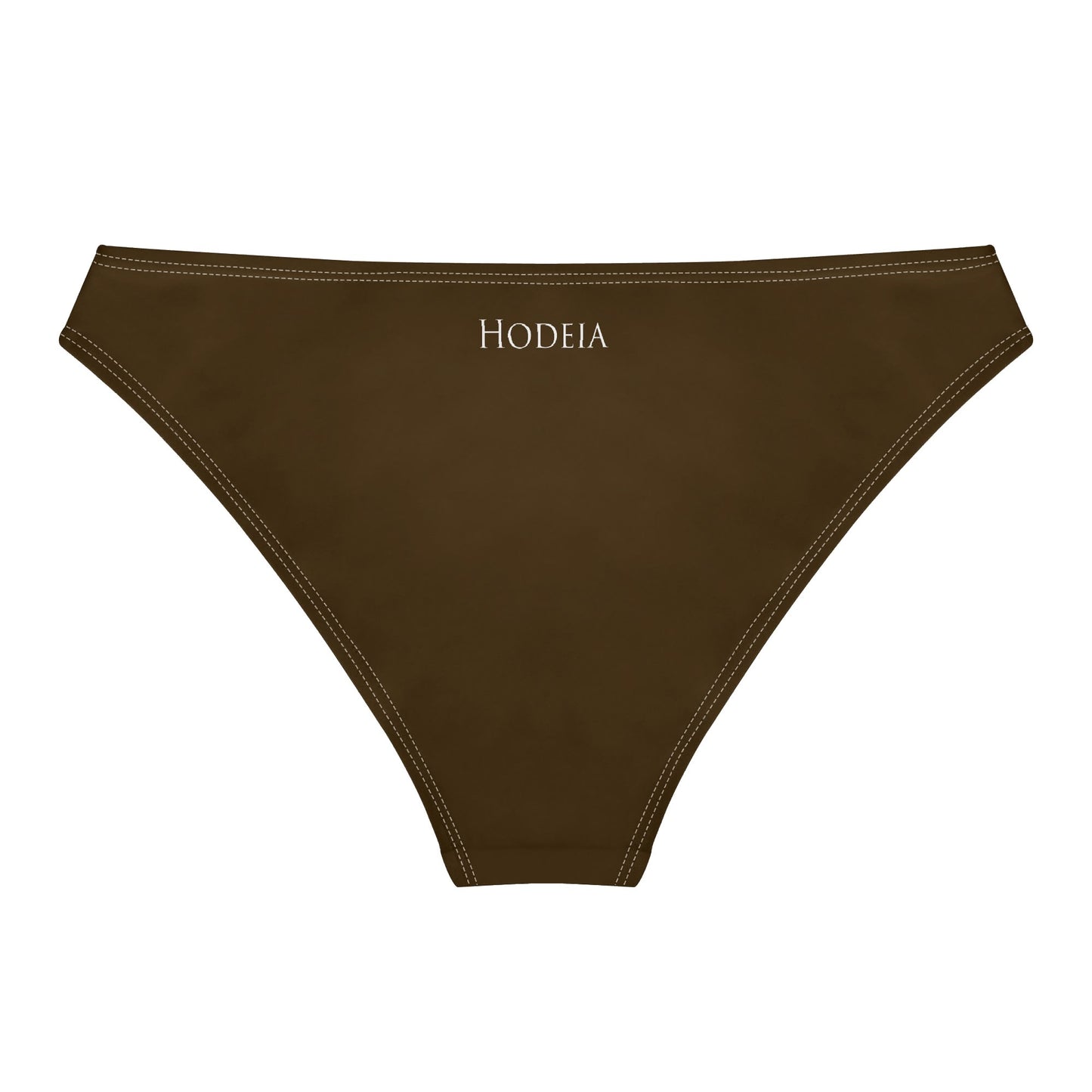 Vue de dos à plat de la Culotte Elaia - coloris chocolat