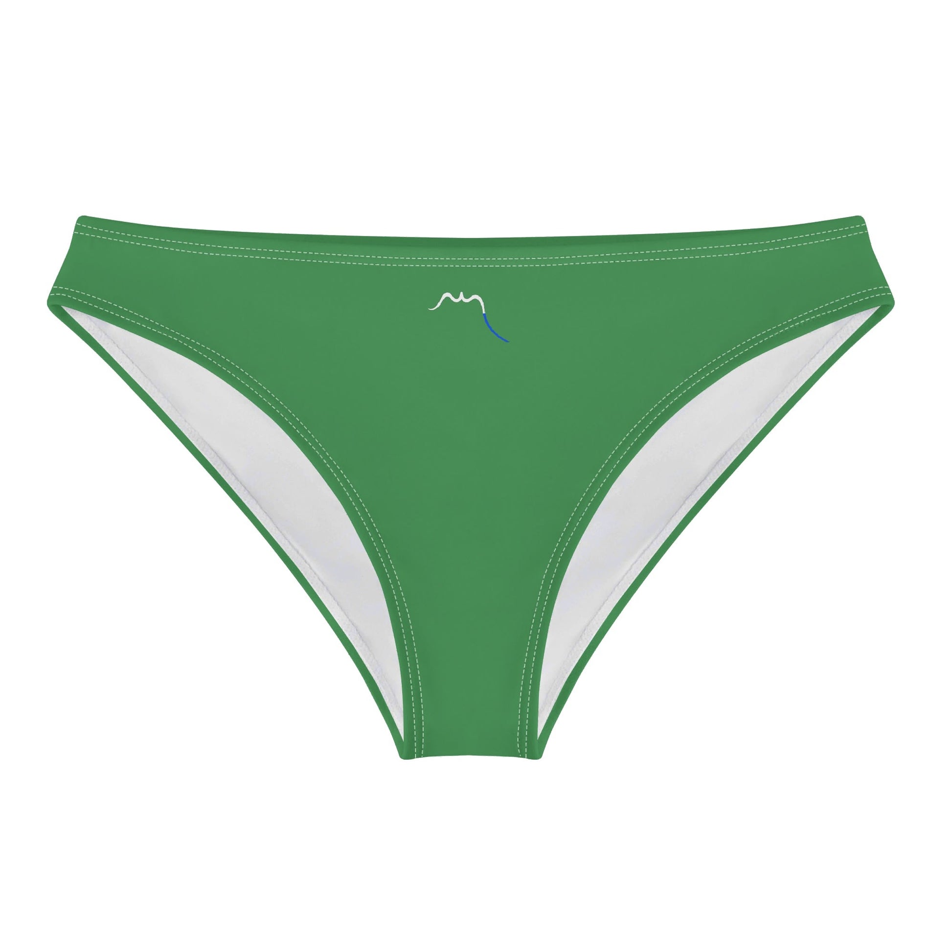 Vue de face à plat de la Culotte Elaia - coloris vert clair