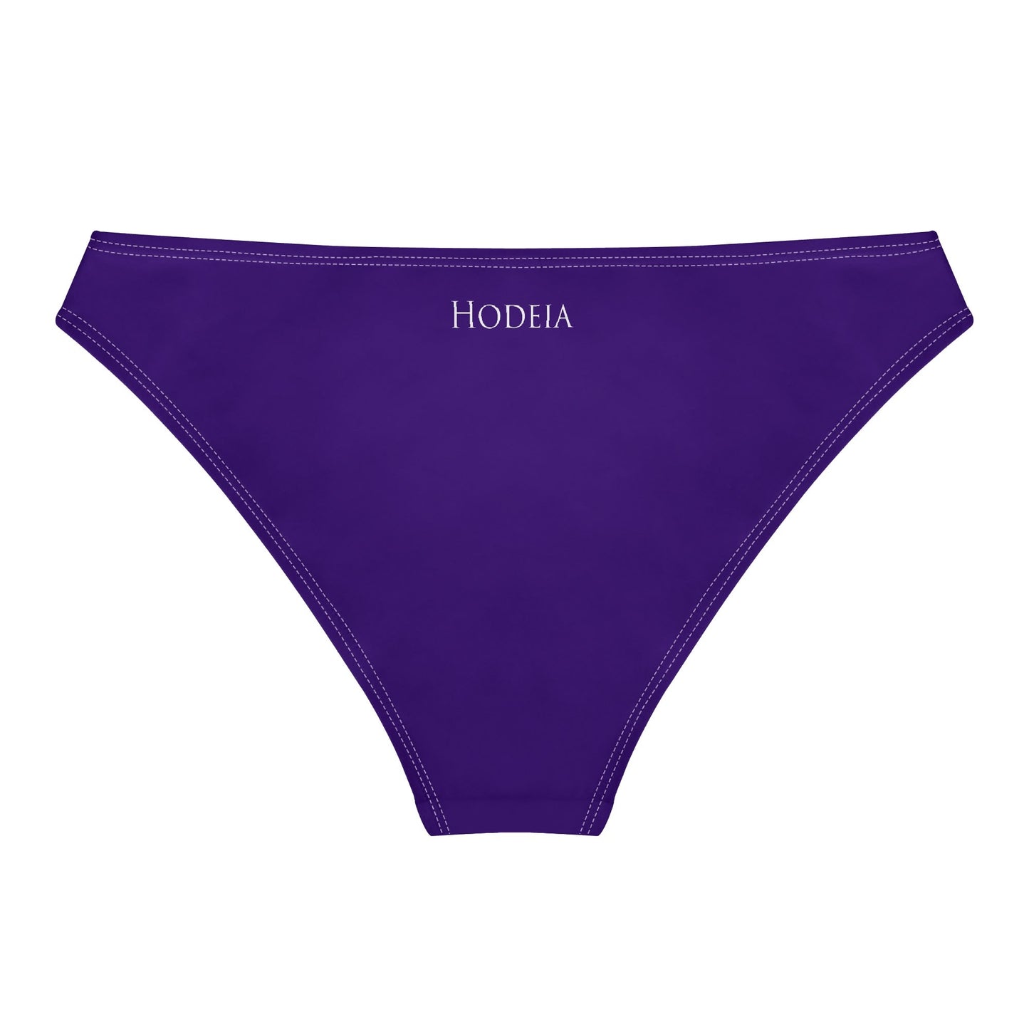 Vue de dos à plat de la Culotte Elaia - coloris bleu mauve