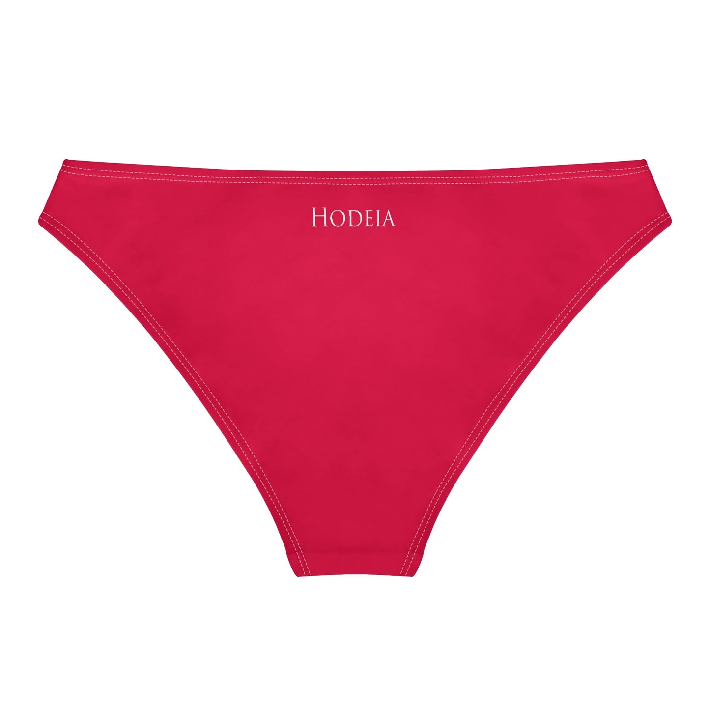 Vue de dos à plat de la Culotte Elaia - coloris rouge