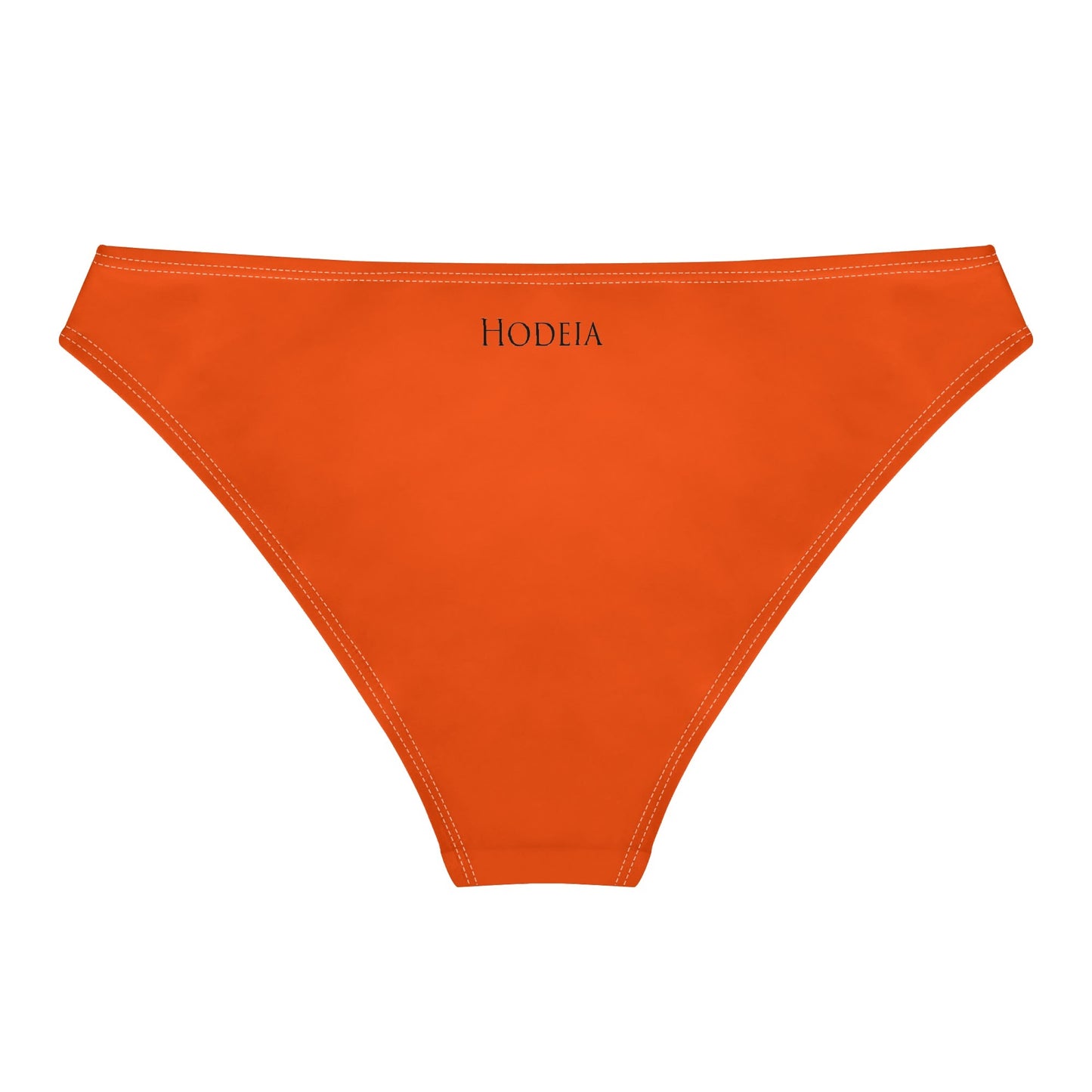 Vue de dos à plat de la Culotte Elaia - coloris orange