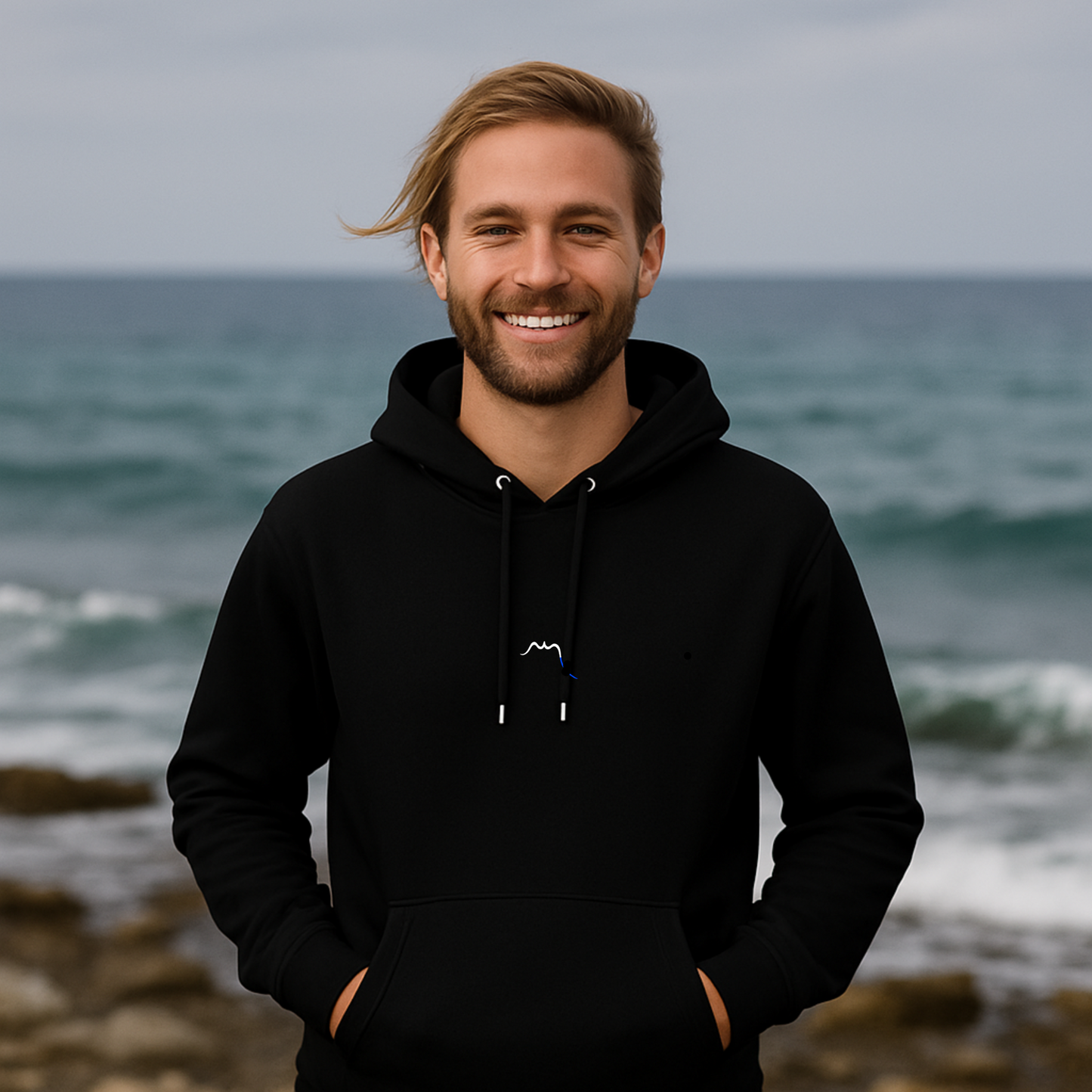 Sweat à capuche premium écologique