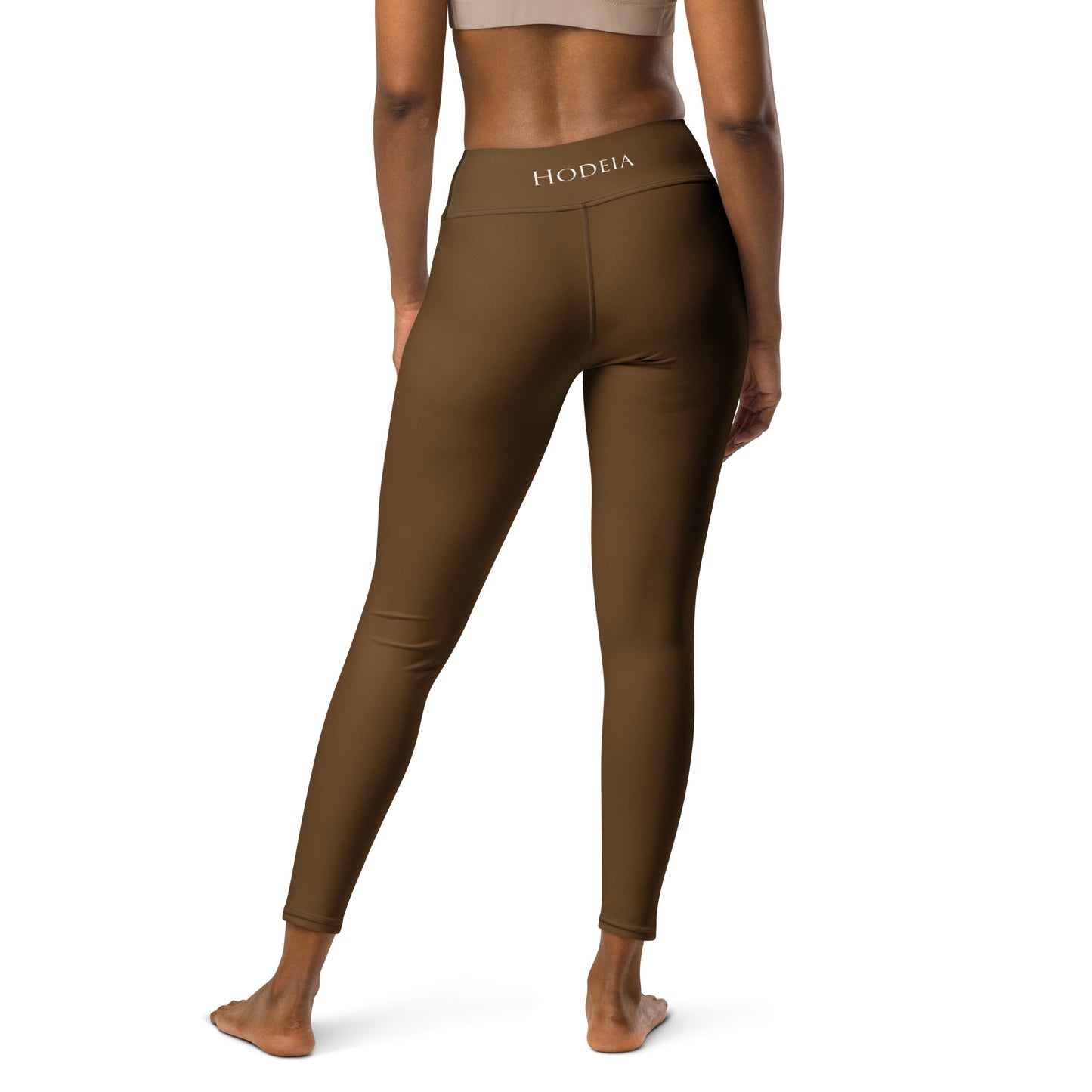 Vue de dos du Legging Ossau - coloris marron