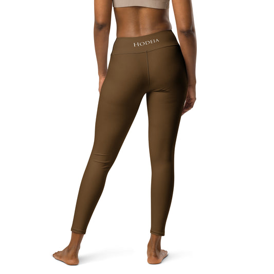 Vue de dos du Legging Ossau - coloris marron