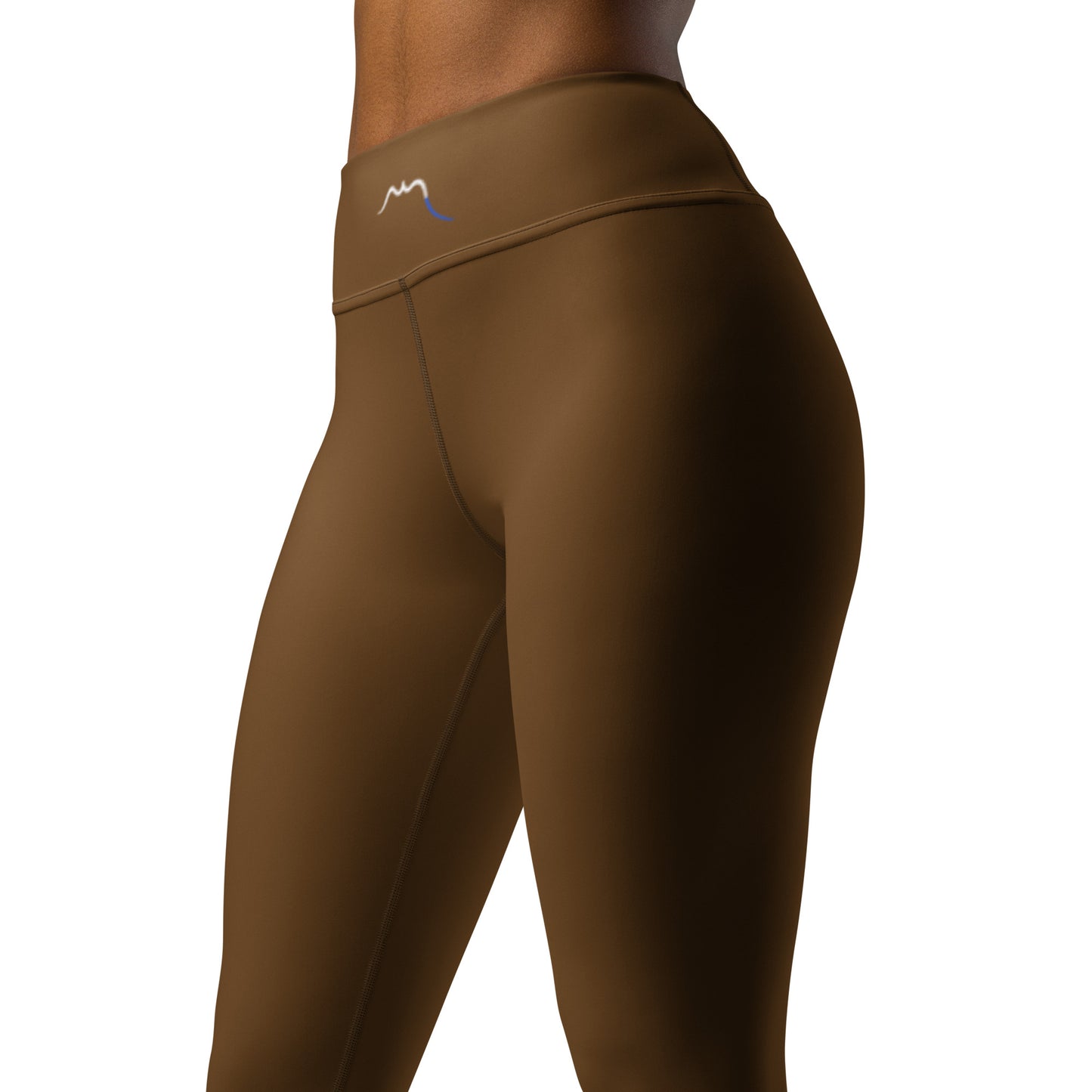 Gros plan bassin du Legging Ossau - coloris marron