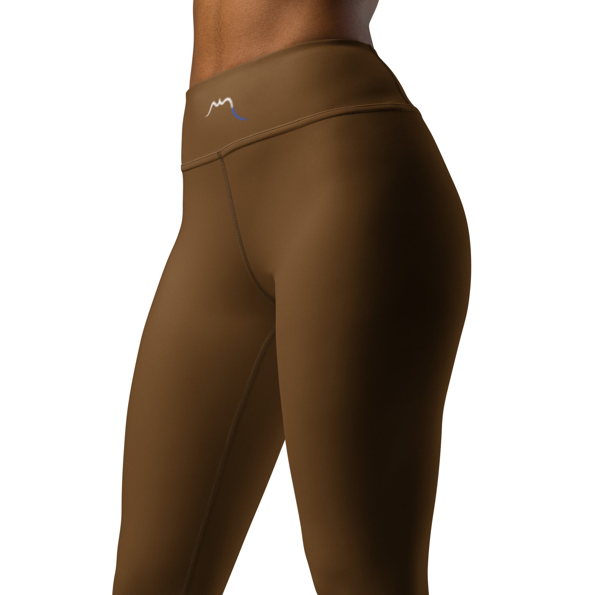 Gros plan bassin du Legging Ossau - coloris marron