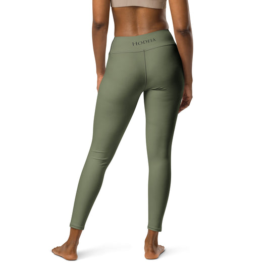 Vue de dos du Legging Ossau - coloris kaki