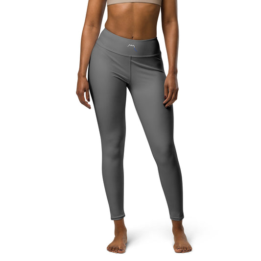Vue de face du Legging Ossau - coloris gris