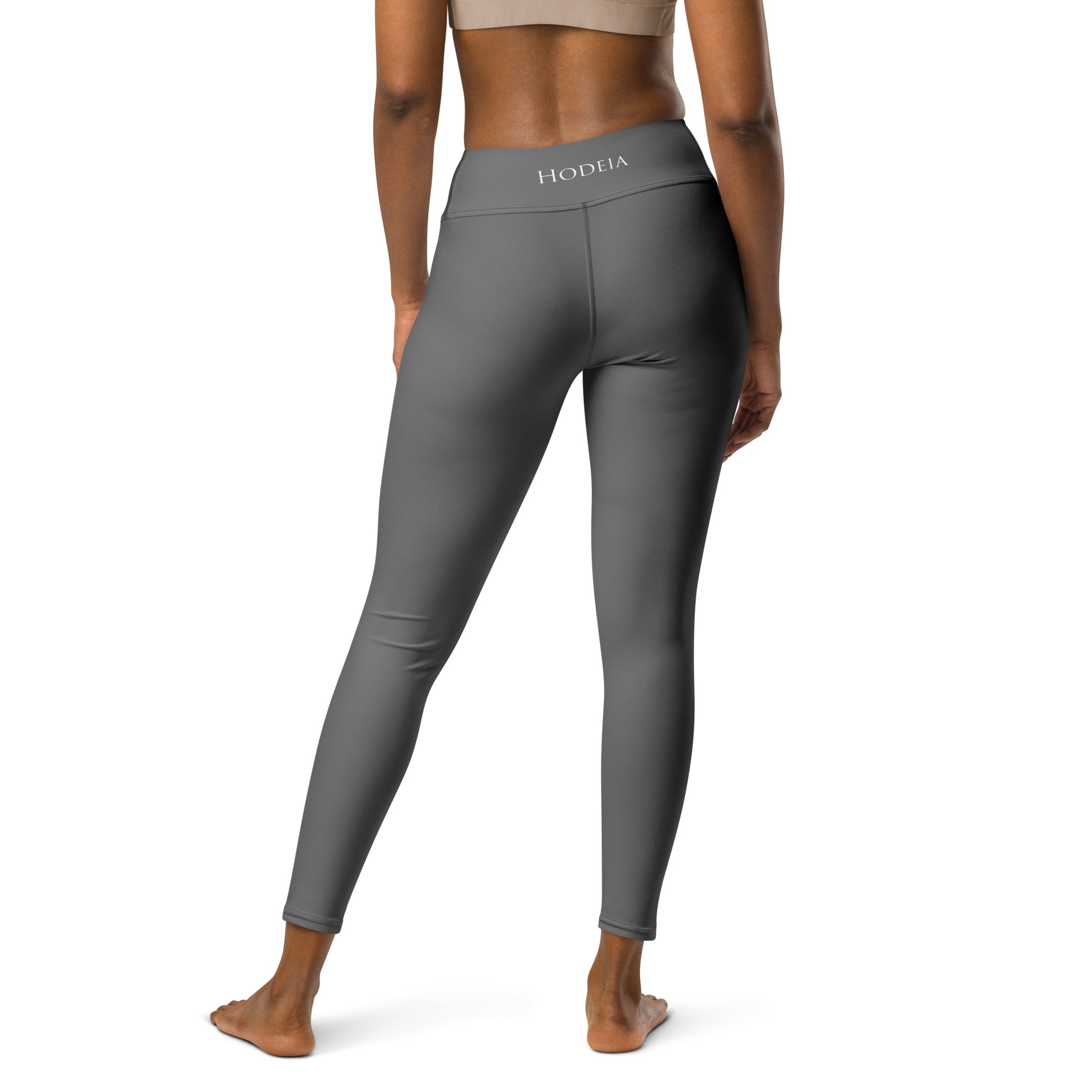 Vue de dos du Legging Ossau - coloris gris