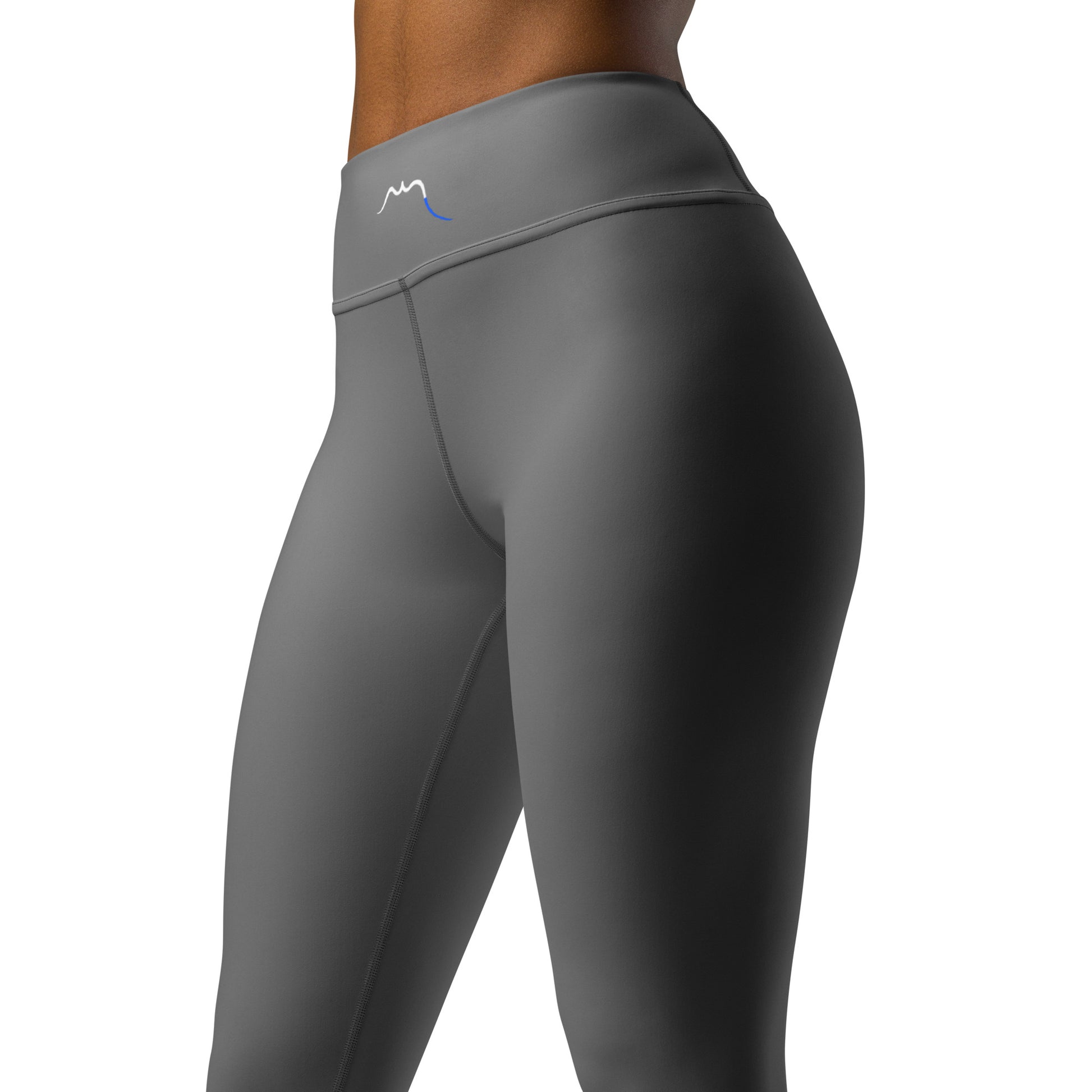 Gros plan bassin du Legging Ossau - coloris gris
