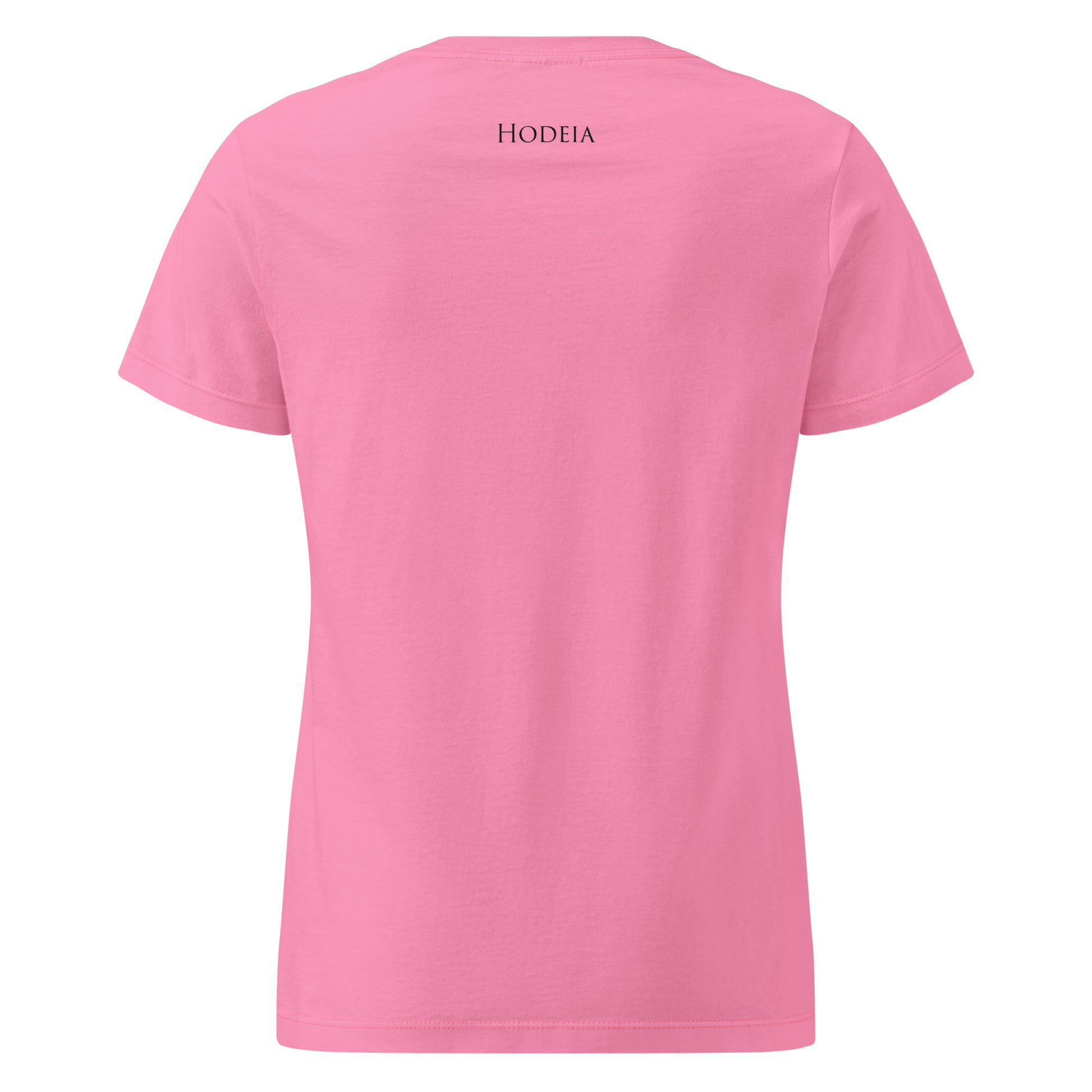 Vue de dos du T-shirt Cintré Insola -coloris bubblegum