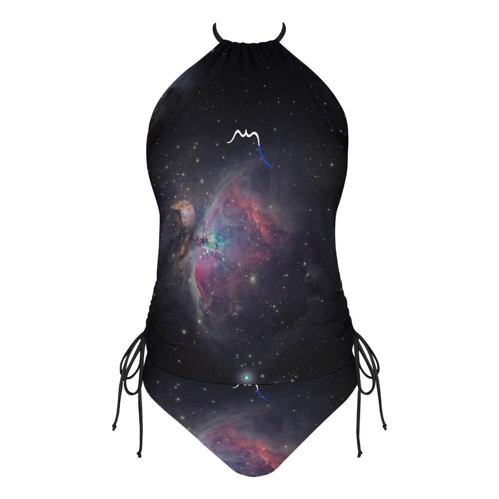 bikini dos nu azul face coloris noir