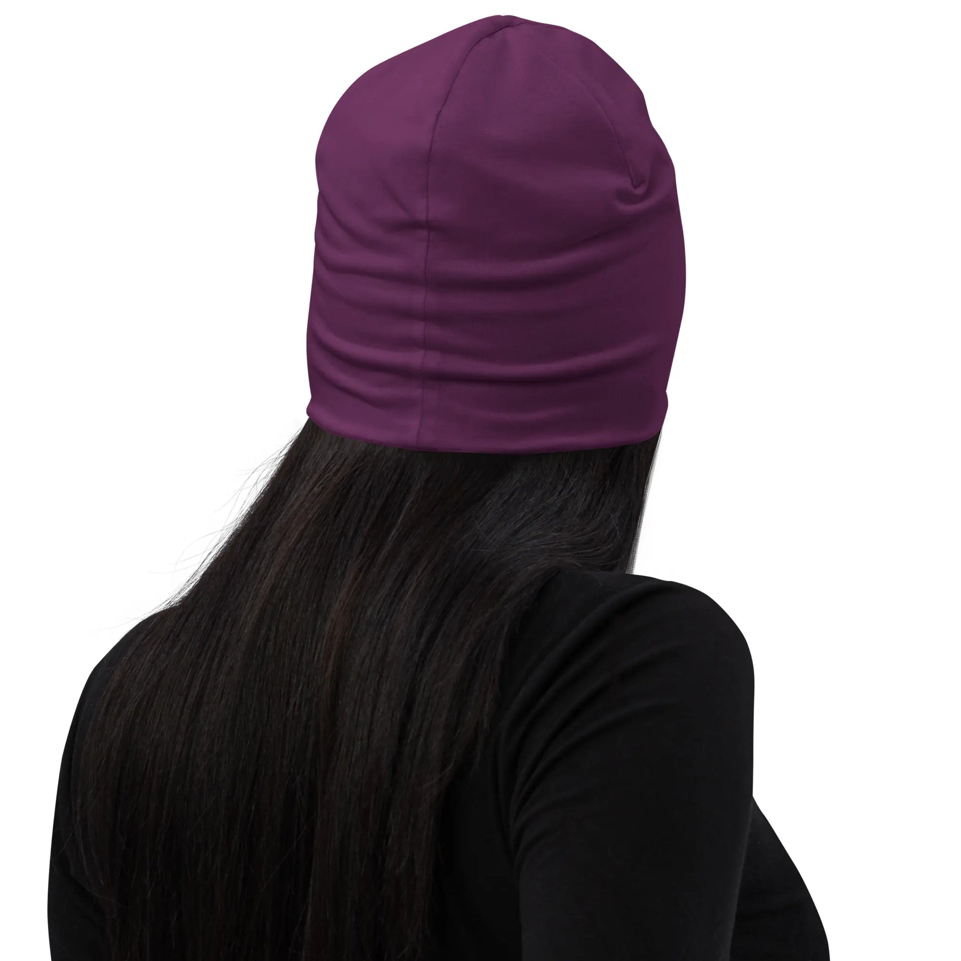 bonnet ttiki porté dos coloris violet
