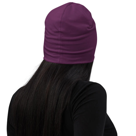 bonnet ttiki porté dos coloris violet