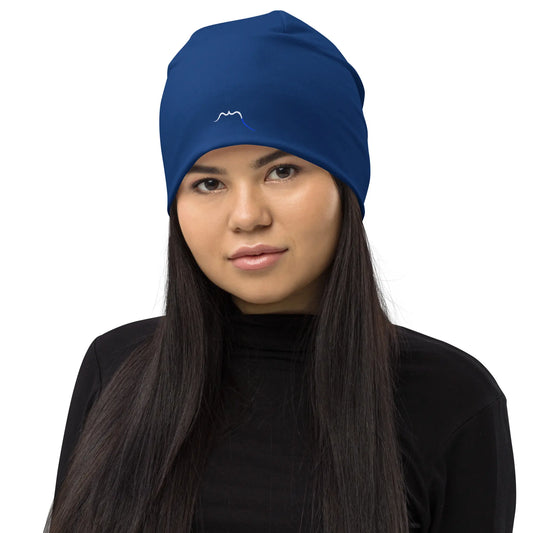 bonnet ttiki porté face coloris bleu océan