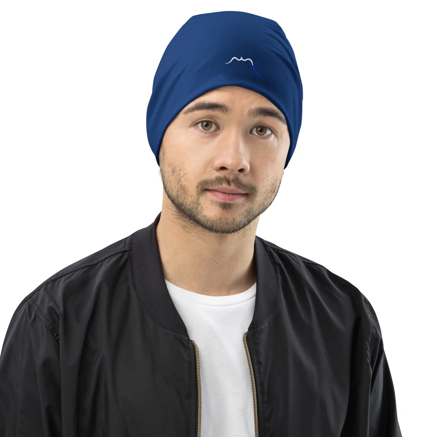 bonnet ttiki porté face coloris bleu océan