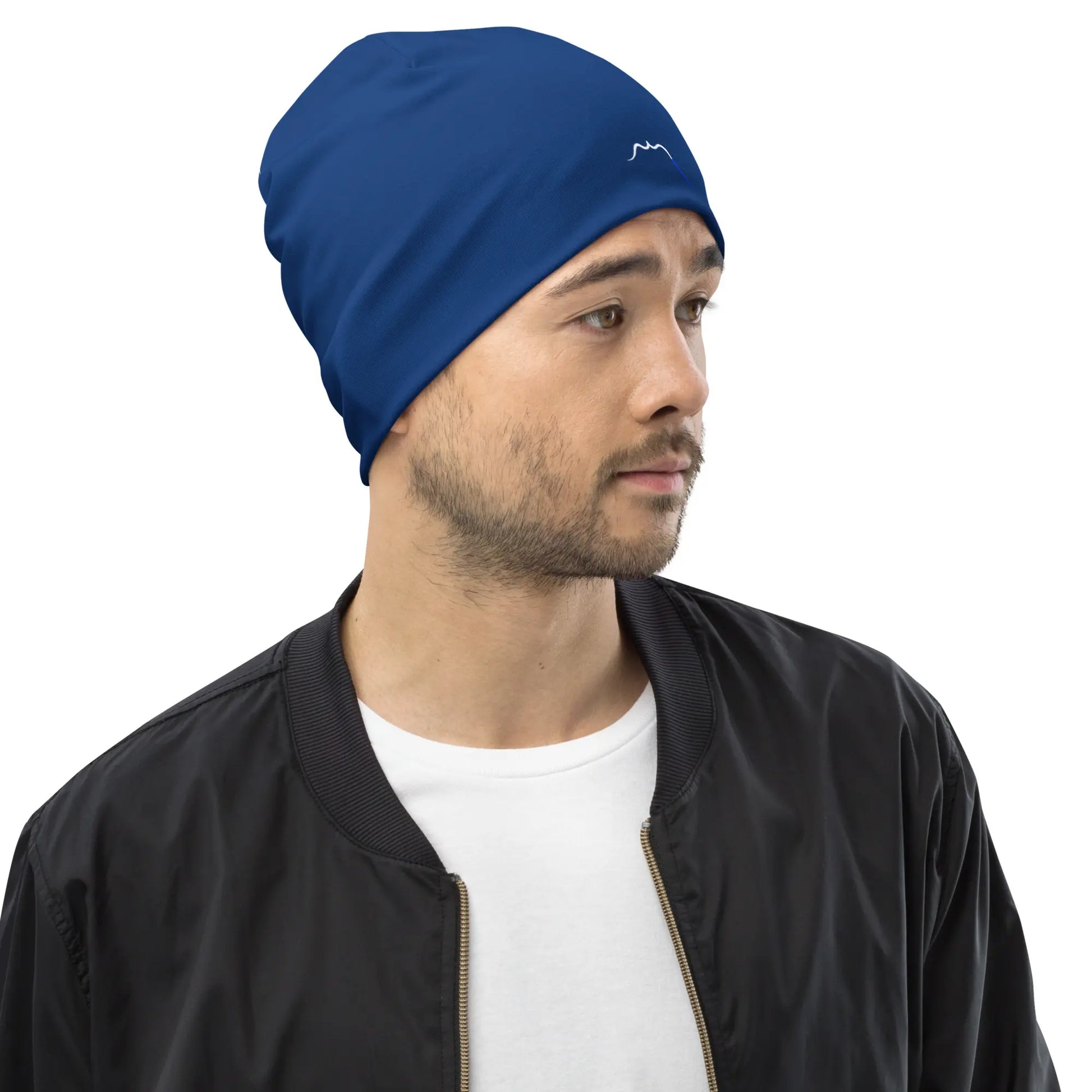 bonnet ttiki porté face coloris bleu océan