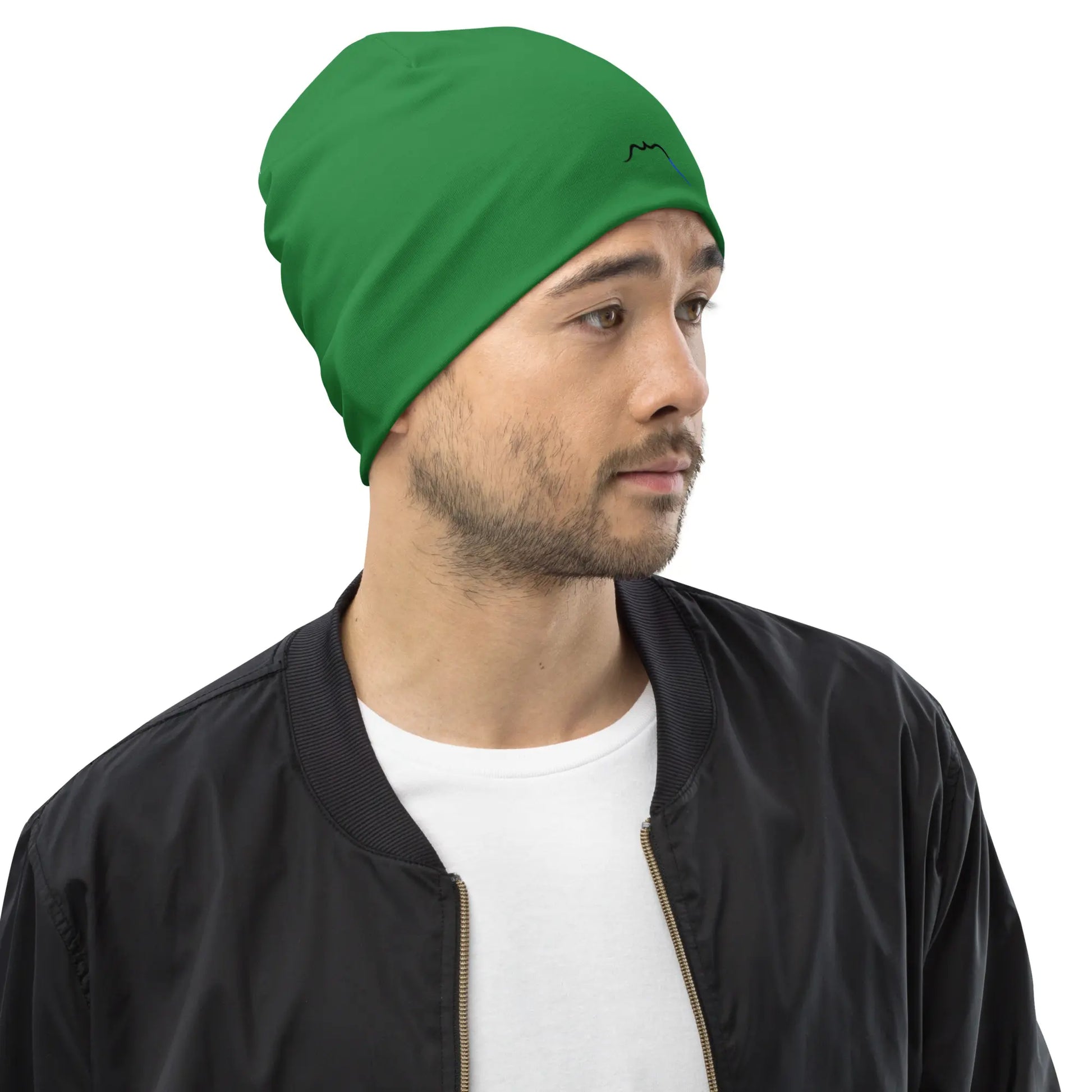 bonnet ttiki porté face coloris vert