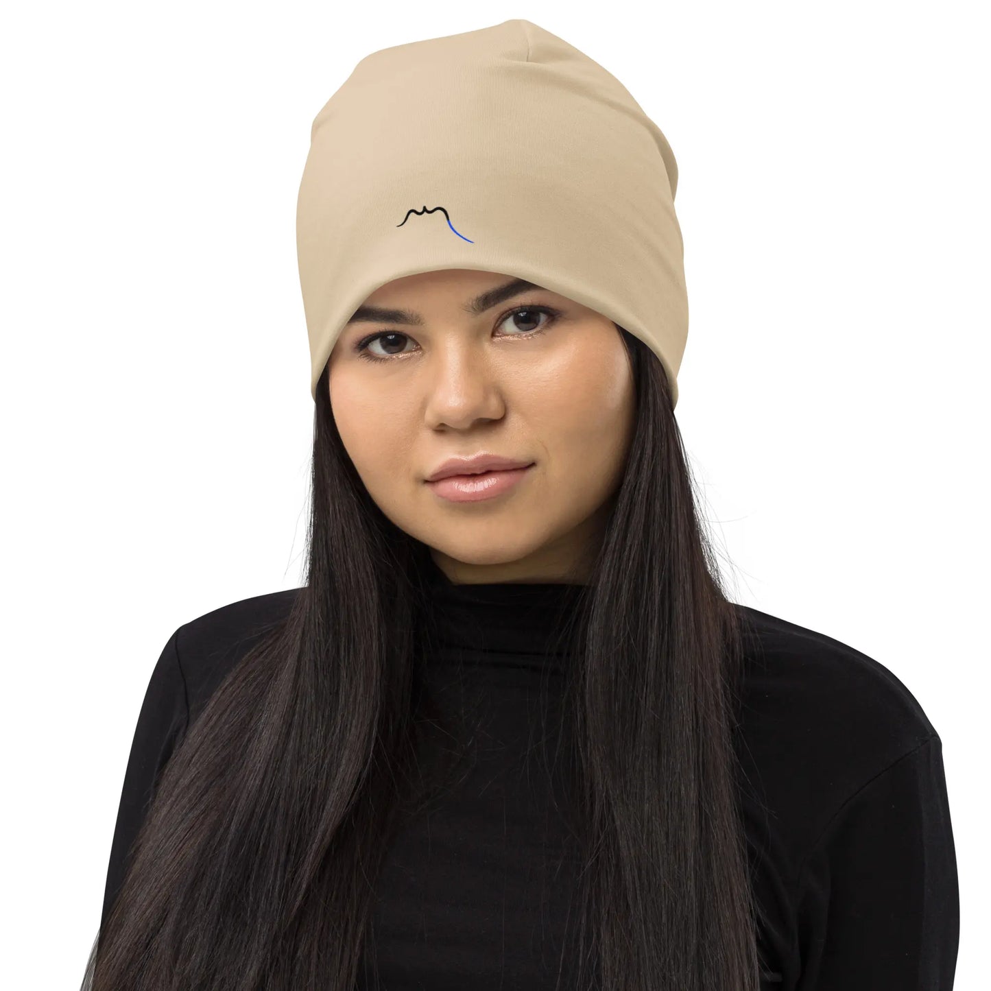 bonnet ttiki porté face coloris beige