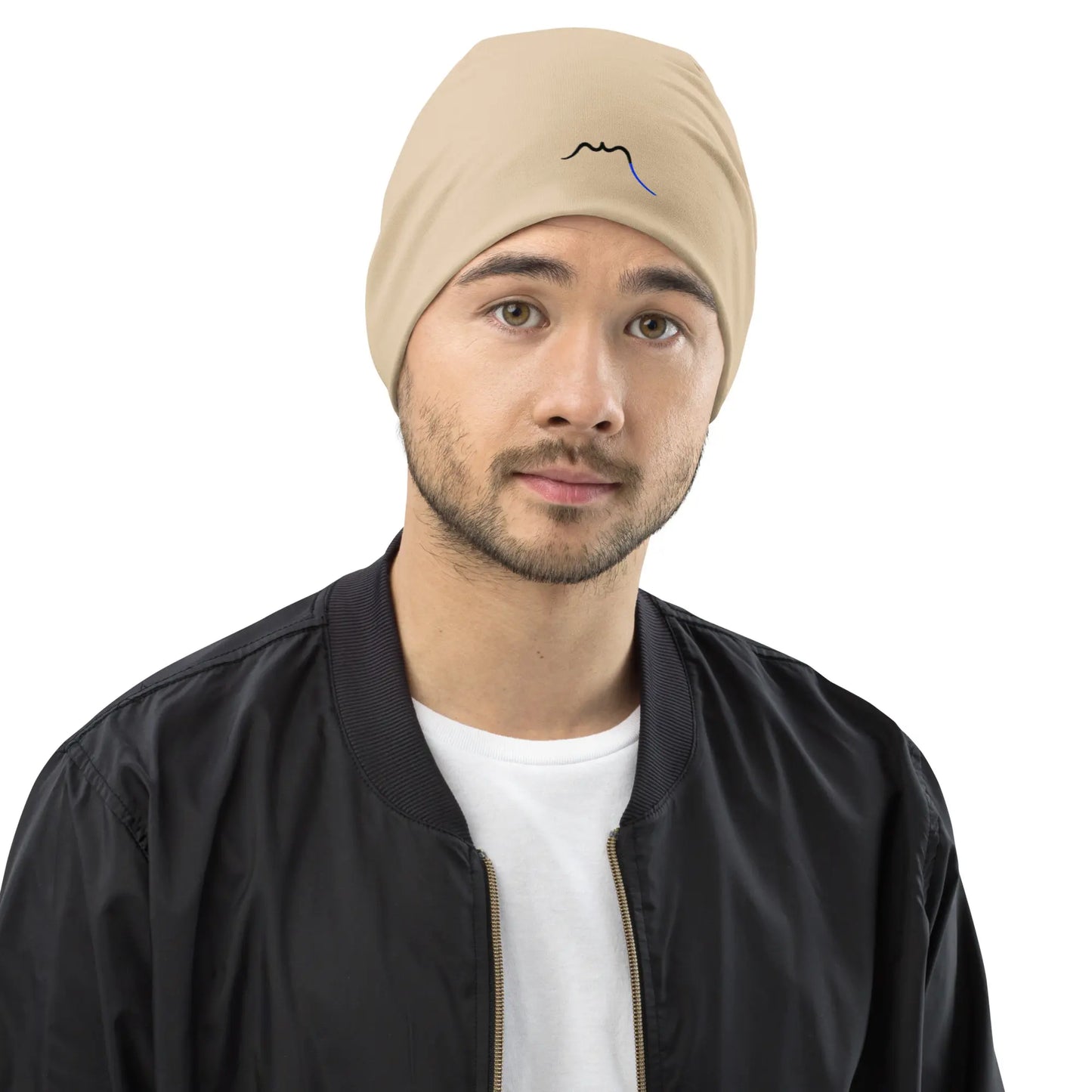 bonnet ttiki porté face coloris beige